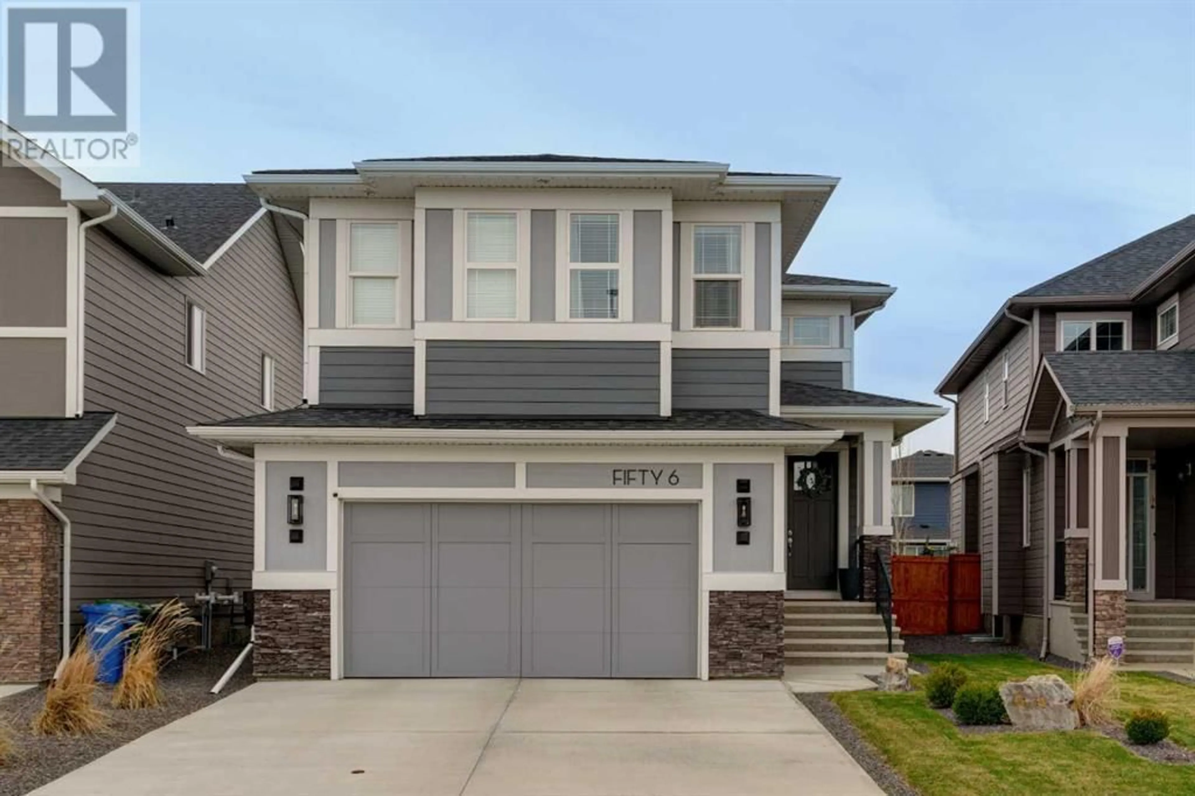 Frontside or backside of a home for 56 Cranbrook Circle SE, Calgary Alberta T3M2L9