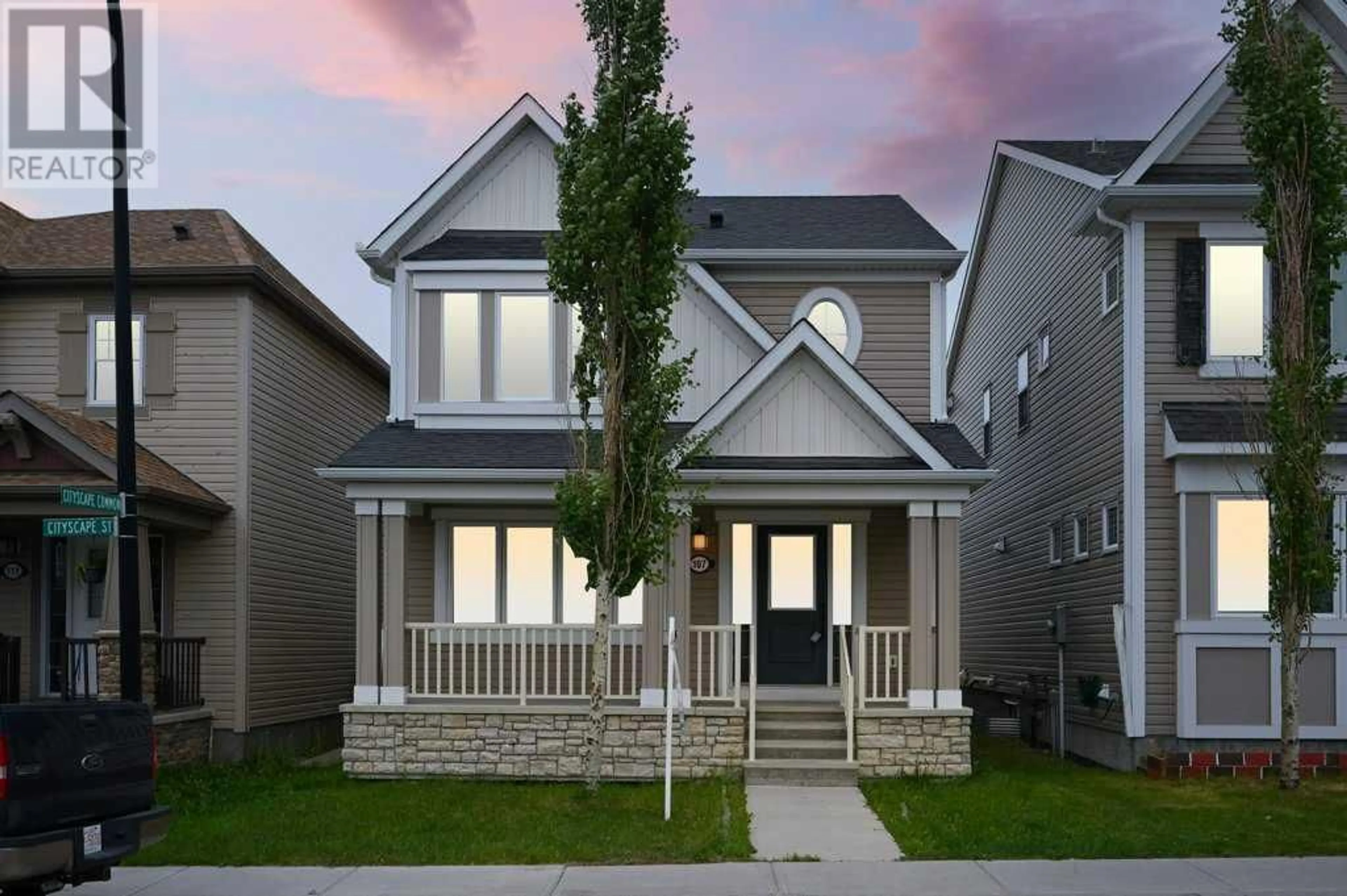 Frontside or backside of a home for 107 Cityscape Street NE, Calgary Alberta T3N0N8