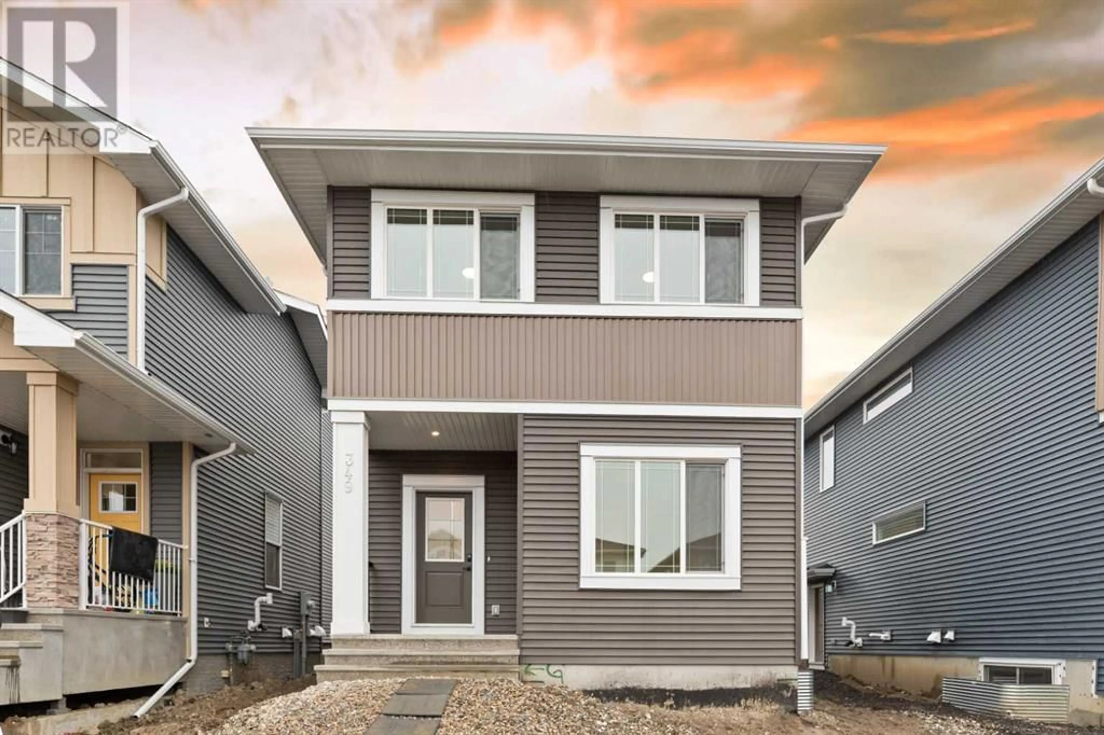 Frontside or backside of a home for 349 Chelsea Hollow, Chestermere Alberta T1X2T3