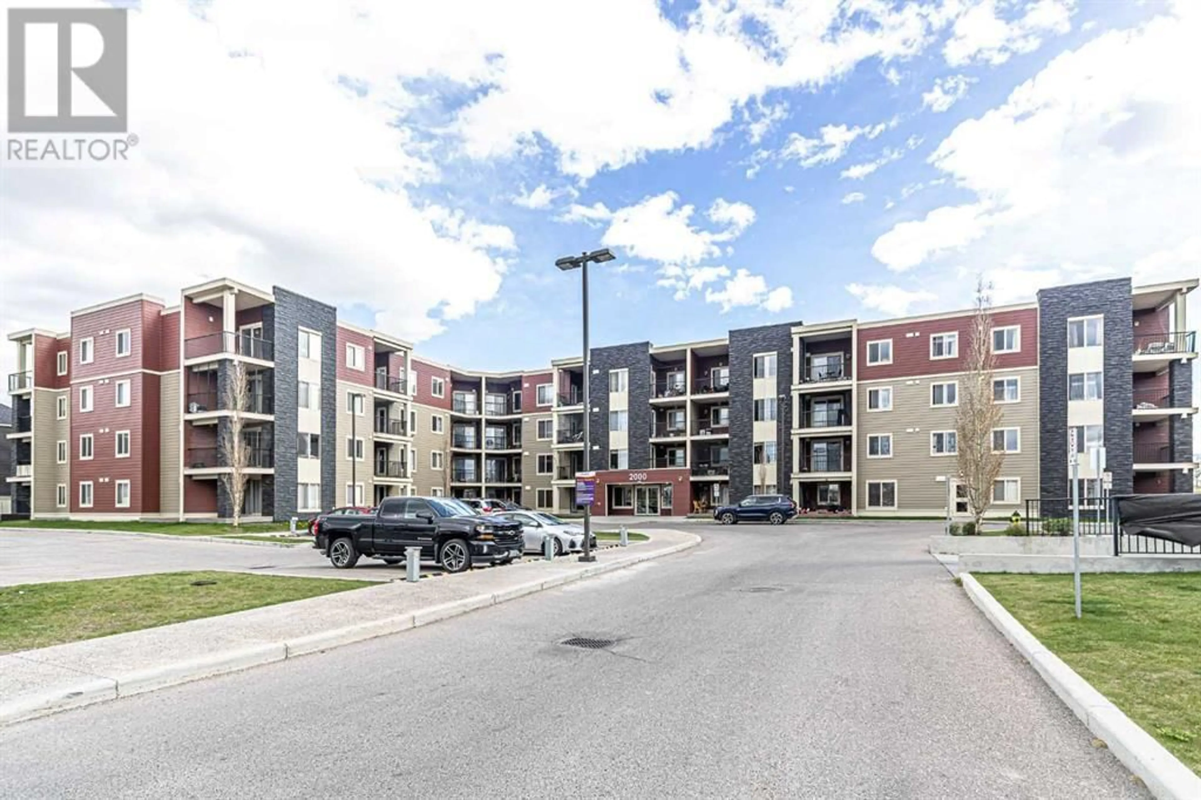 A pic from exterior of the house or condo for 319 15 Saddlestone Way NE, Calgary Alberta T3J0S3
