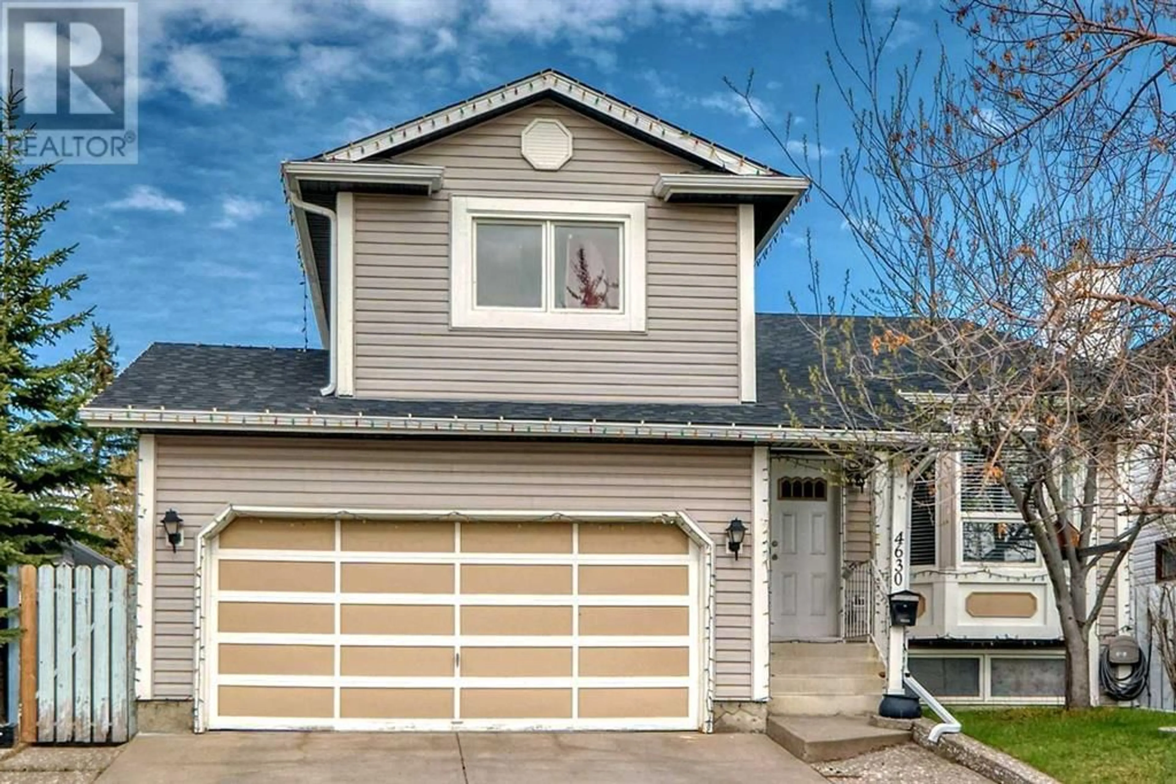Home with vinyl exterior material for 4630 43 Street NE, Calgary Alberta T1Y6J5