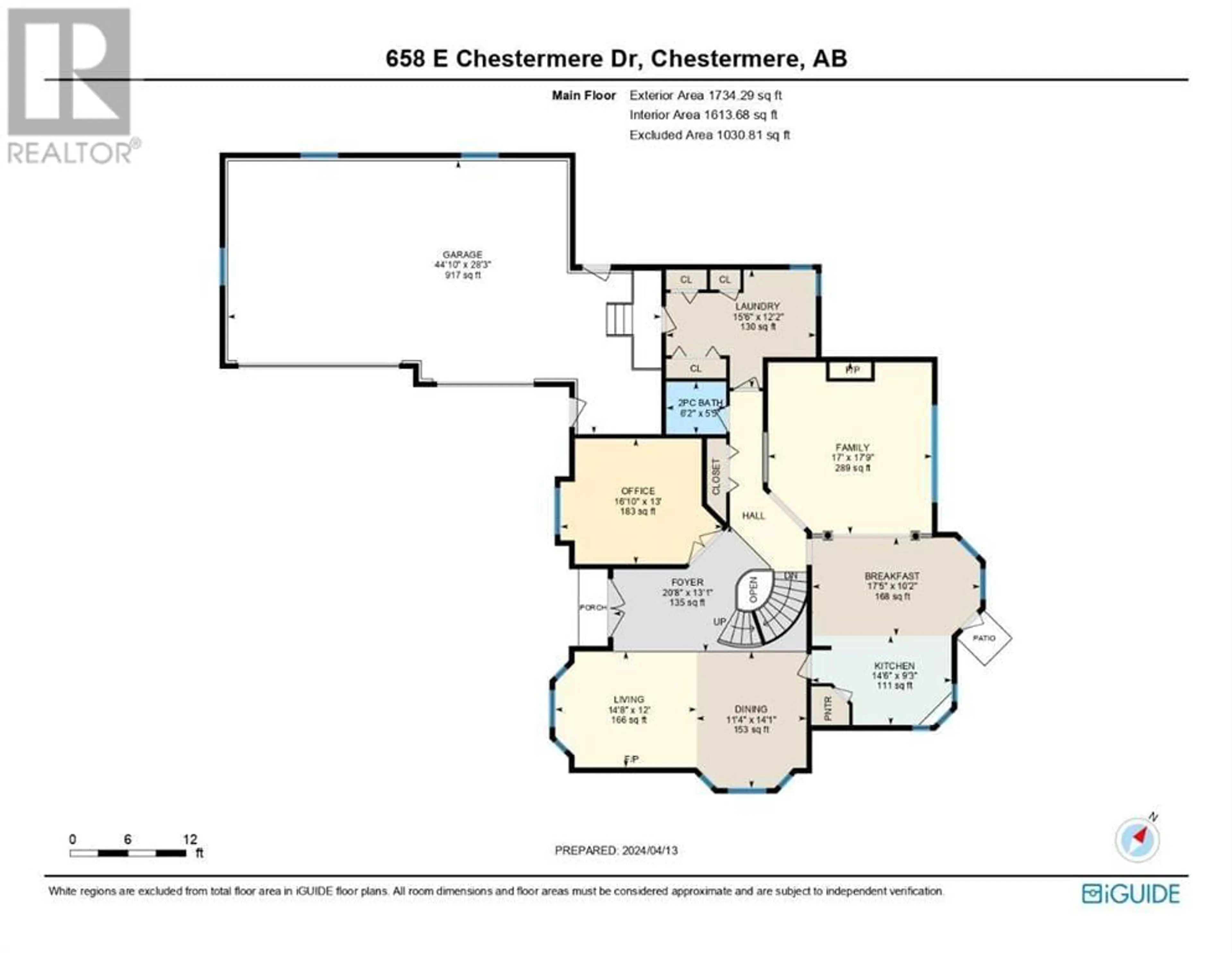 Floor plan for 658 East Chestermere Drive, Chestermere Alberta T1X1A5
