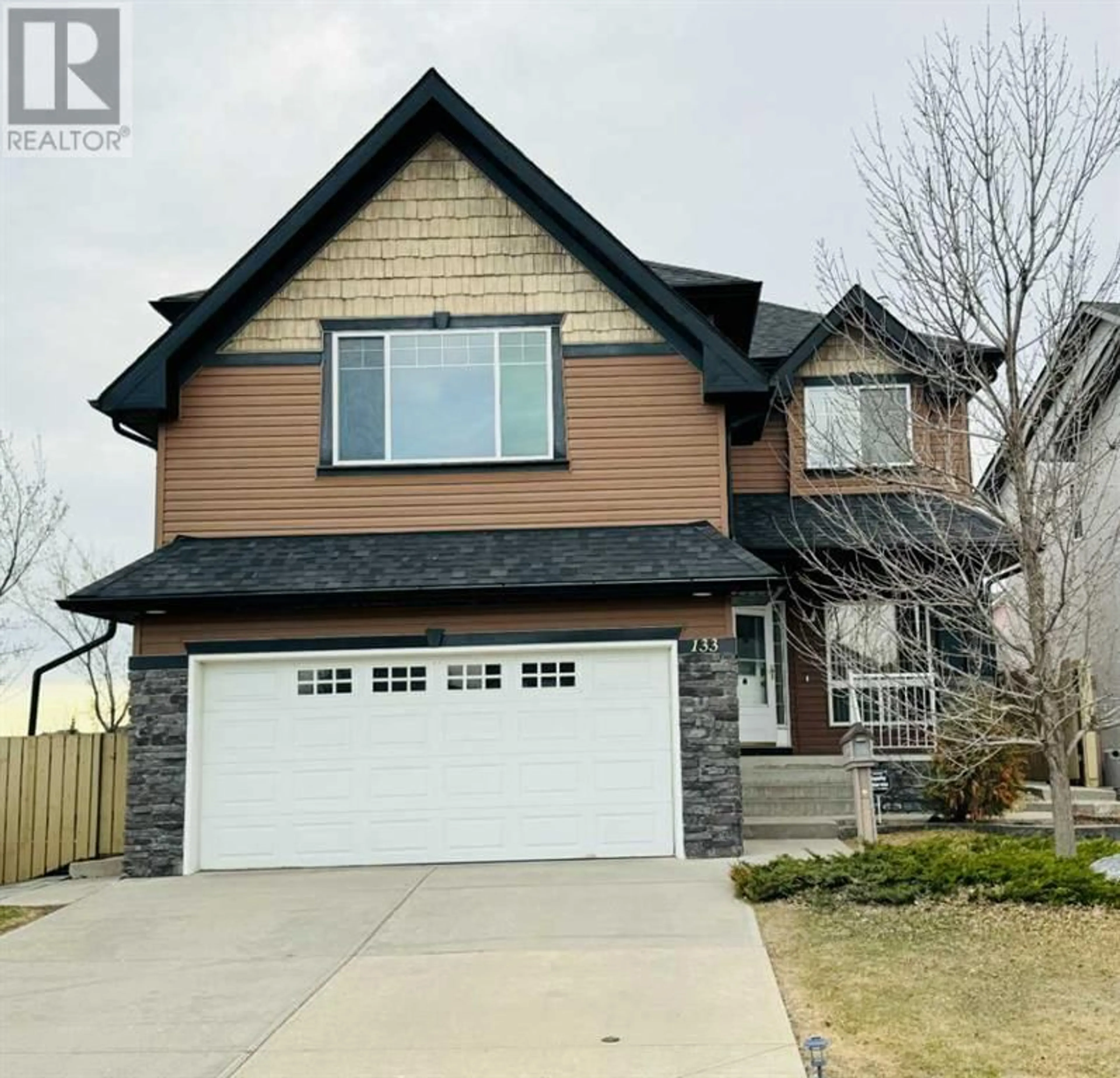 Frontside or backside of a home for 133 Evergreen Plaza SW, Calgary Alberta T2Y5B2