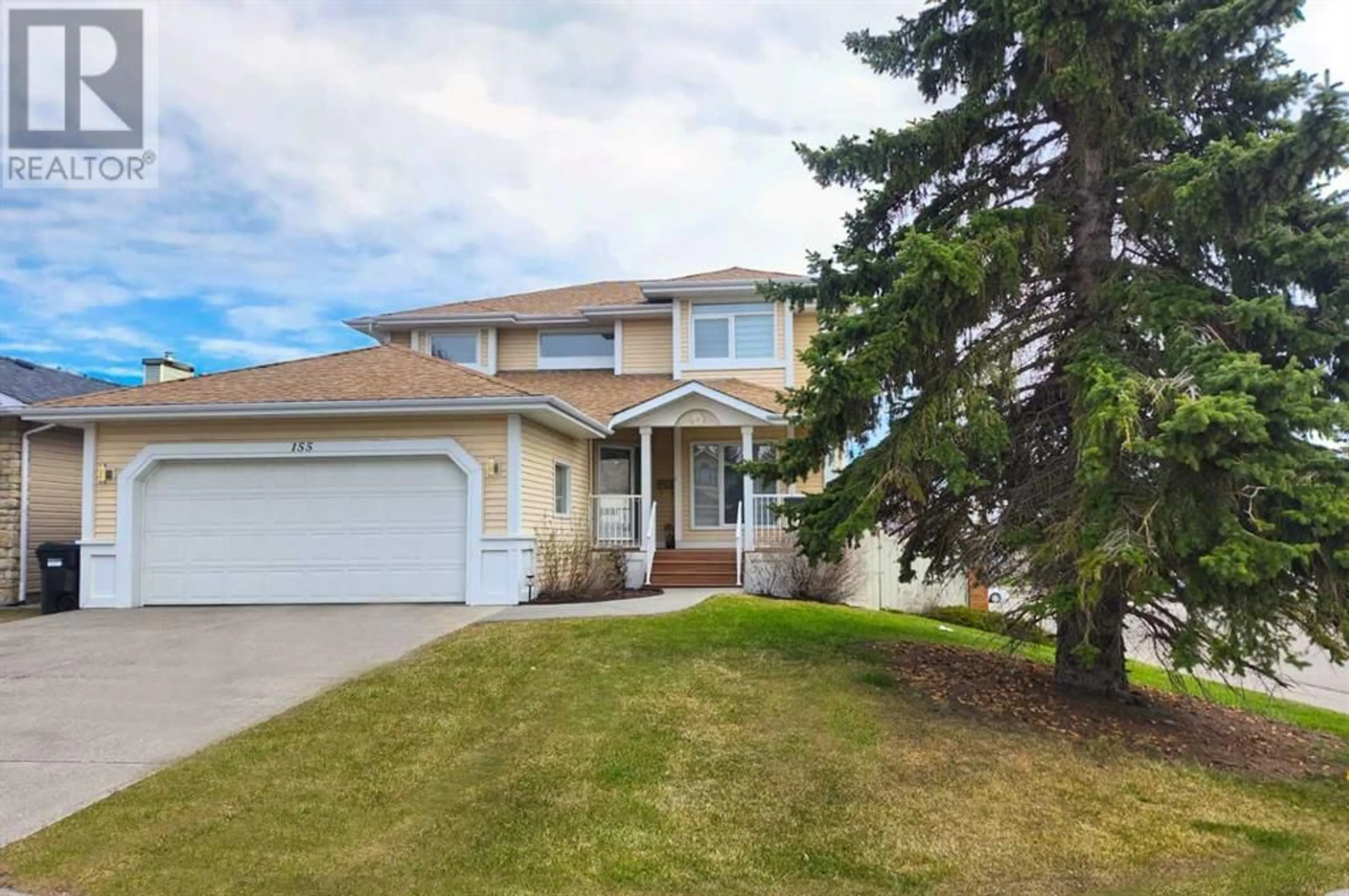 Frontside or backside of a home for 155 Scurfield Place NW, Calgary Alberta T3L1T2