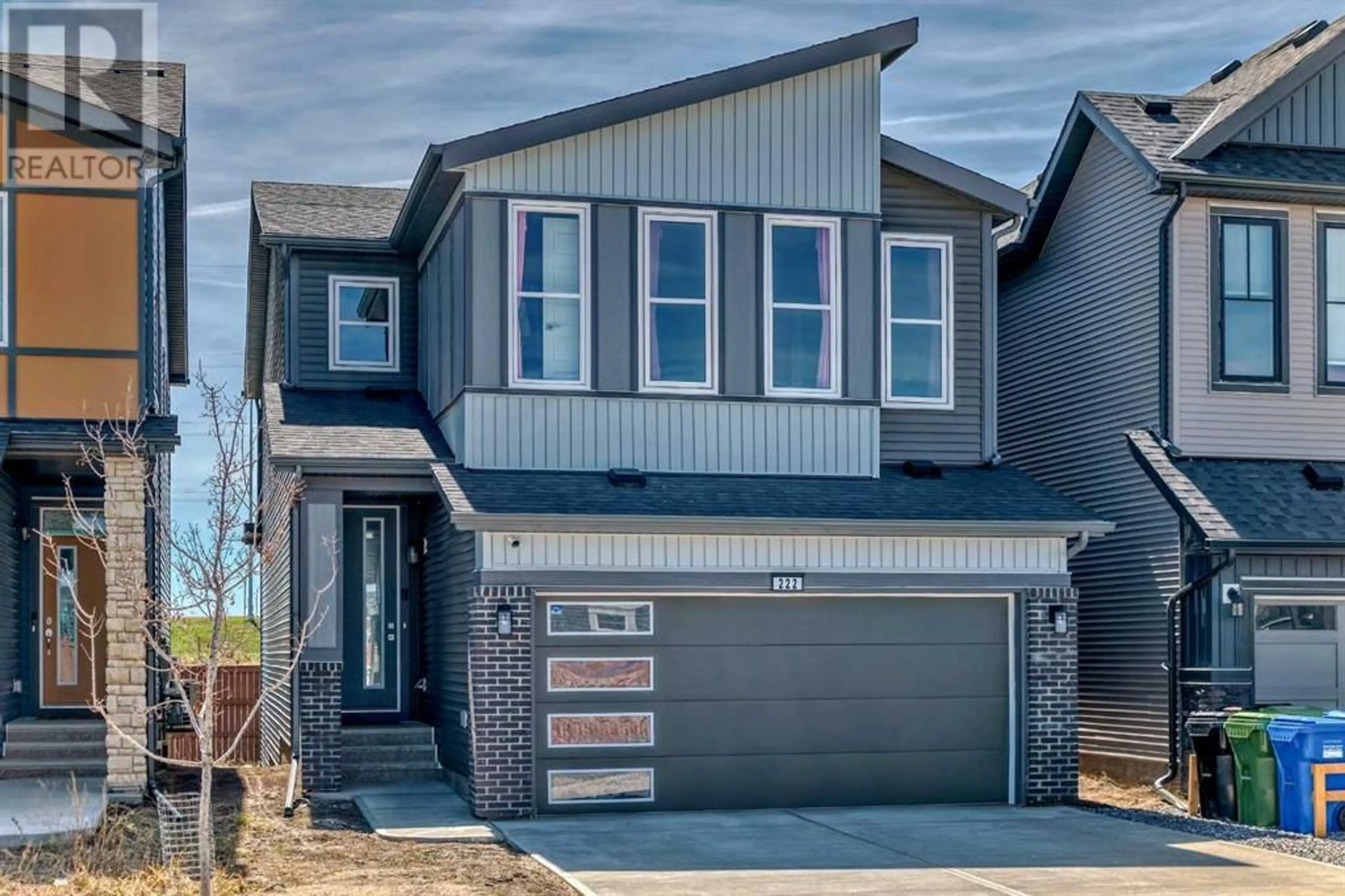 Frontside or backside of a home for 222 Carringsby Way NW, Calgary Alberta T3P1T5