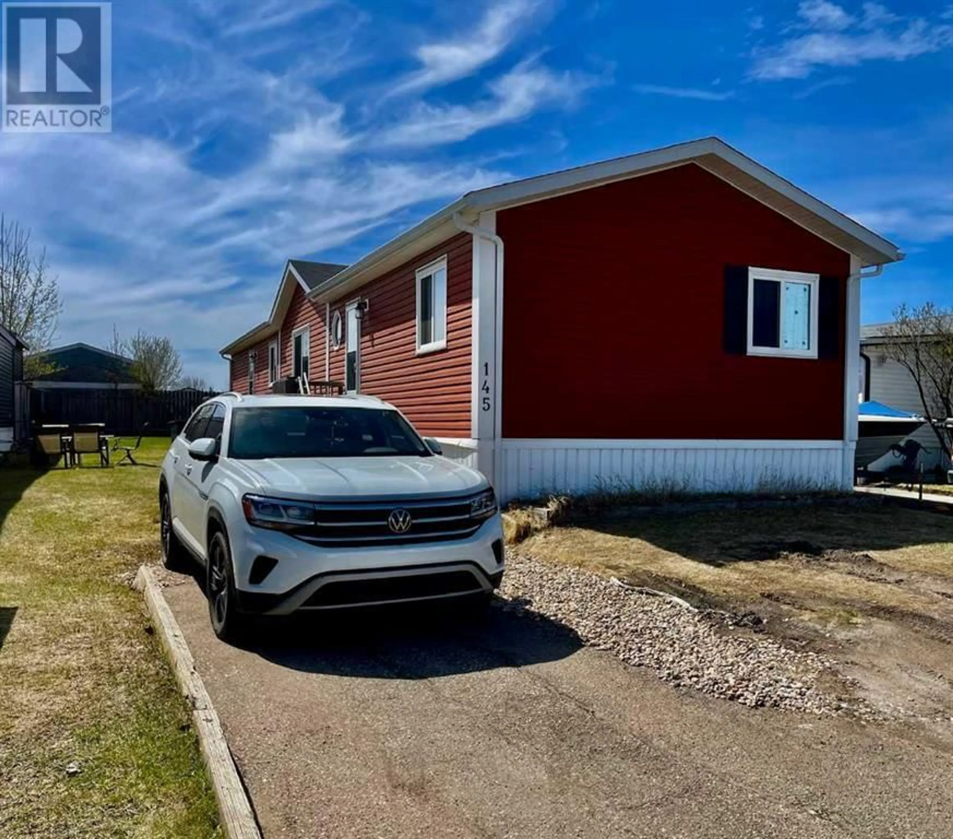 Frontside or backside of a home for 145 Caouette Crescent, Fort McMurray Alberta T9K2H5
