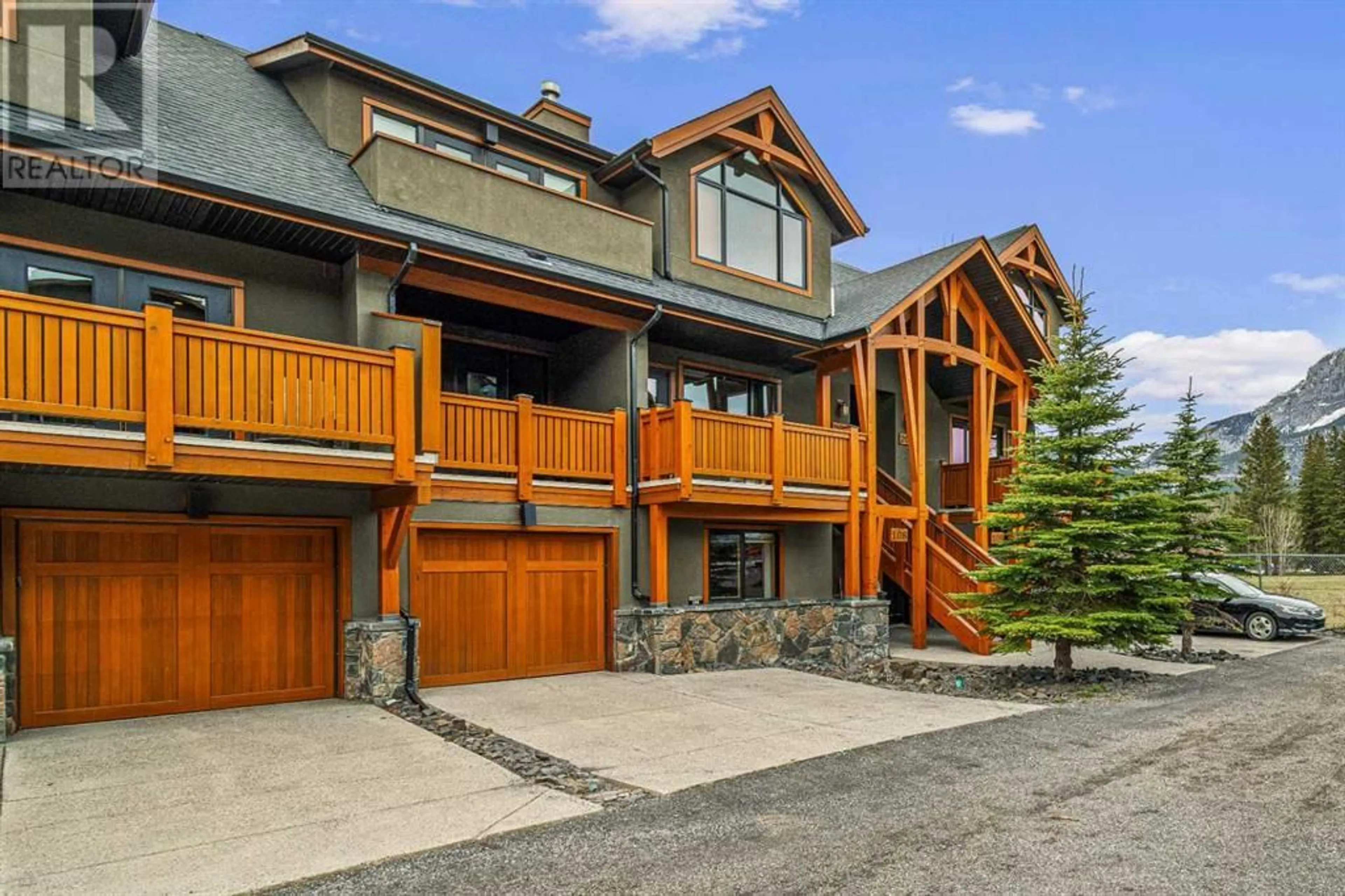 A pic from exterior of the house or condo for 108 702 4TH Street, Canmore Alberta T1W2L4