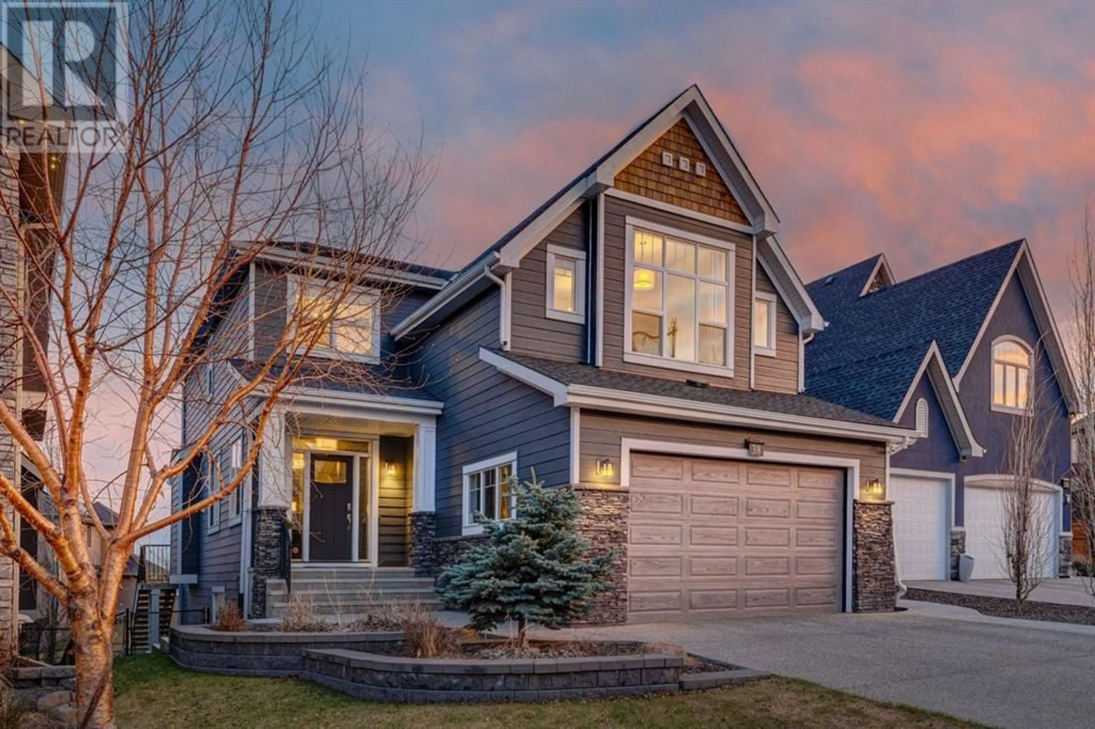 Frontside or backside of a home for 38 Aspen Dale Court SW, Calgary Alberta T3H0R9