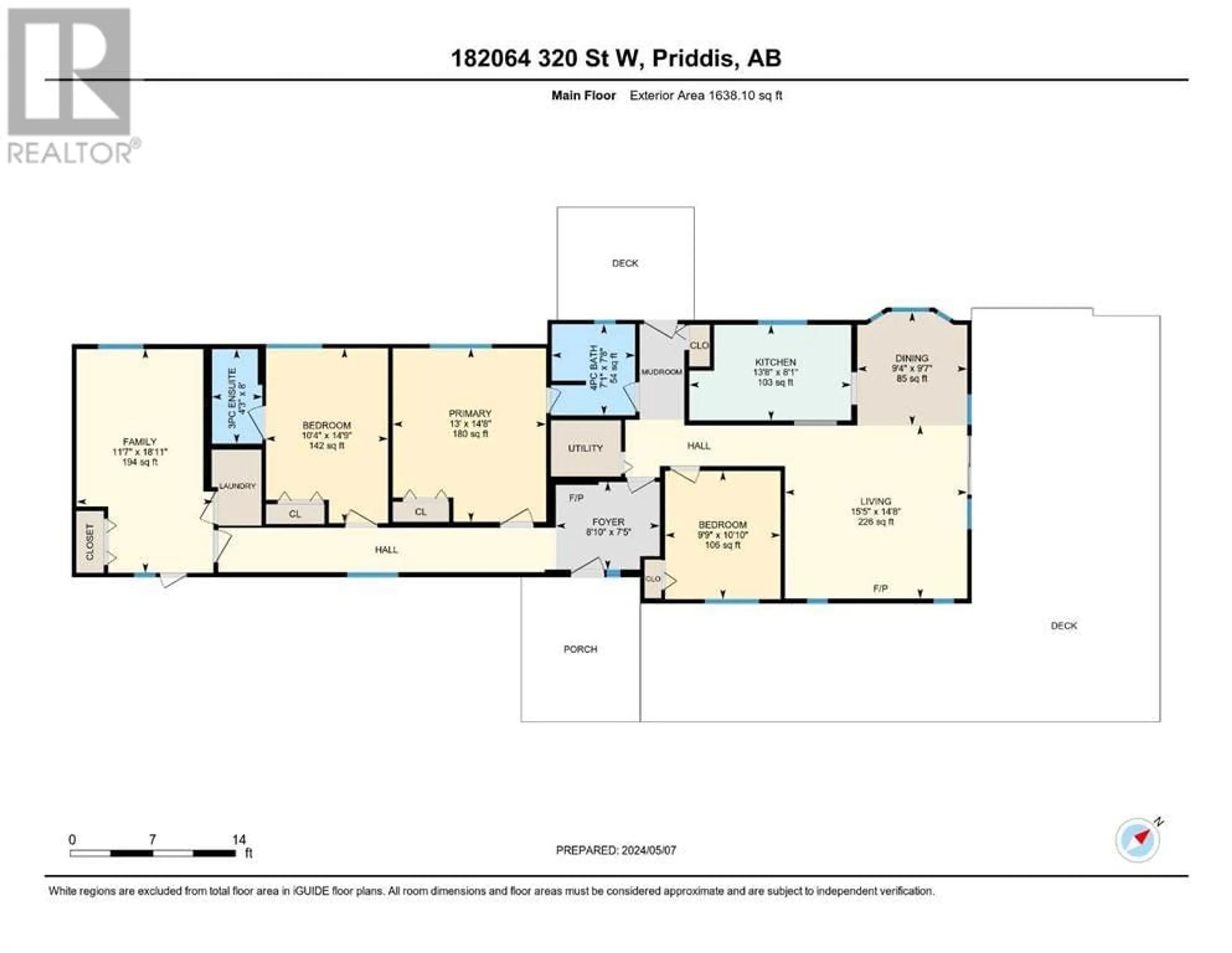 Floor plan for 182064 320 Street W, Rural Foothills County Alberta t0l1w4