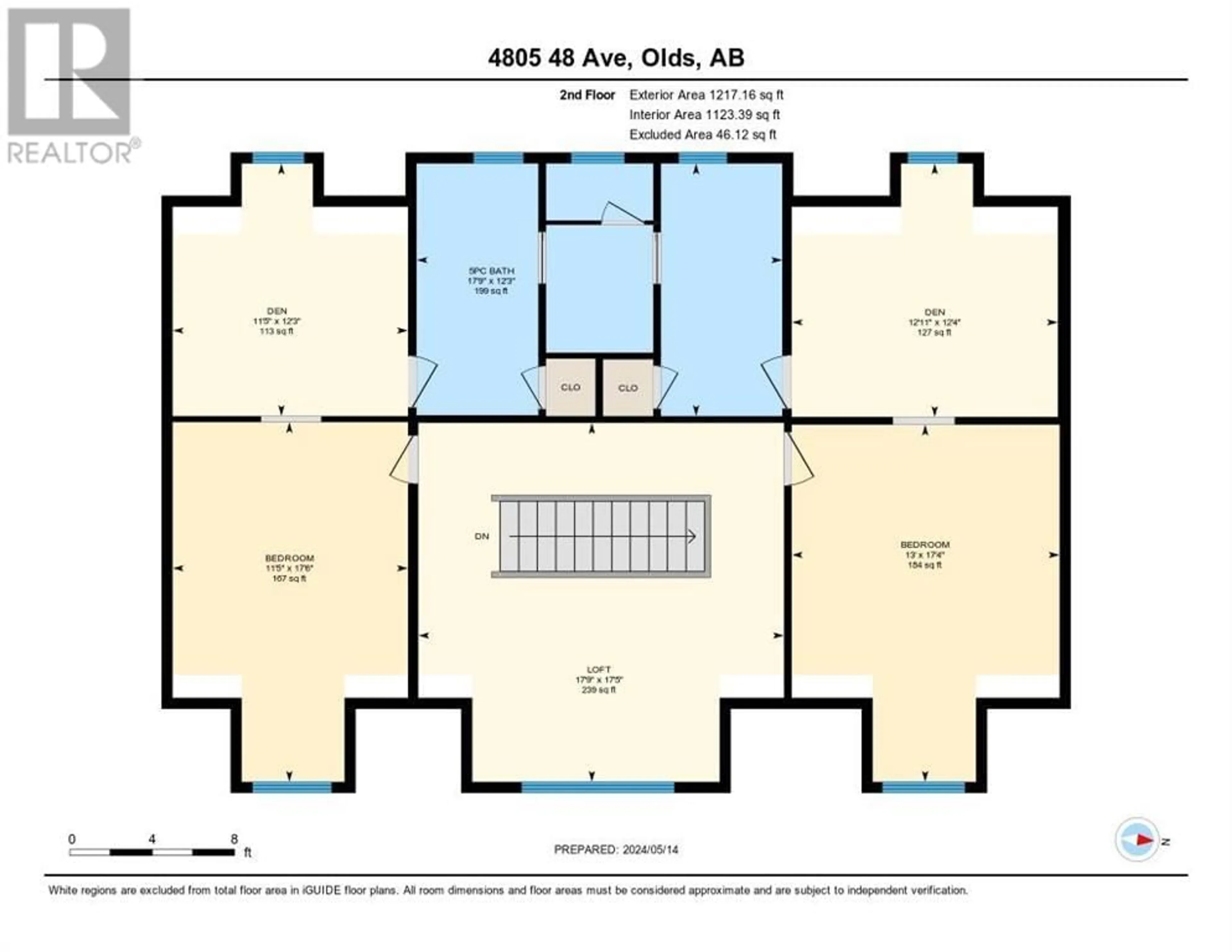 Floor plan for 4805 54 Street, Olds Alberta T4H1G4