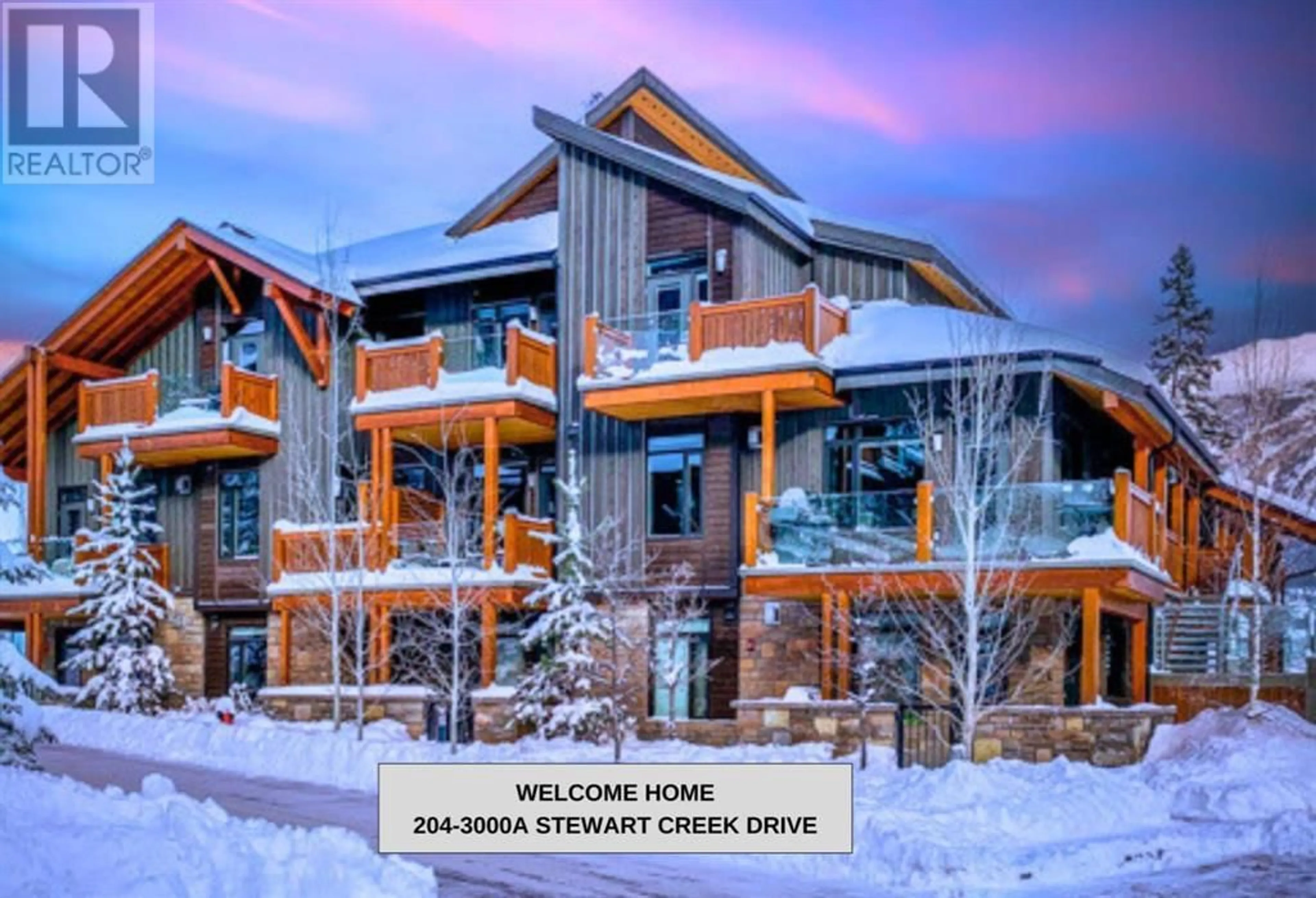 A pic from exterior of the house or condo for 204 3000A Stewart Creek Drive, Canmore Alberta T1W0G5