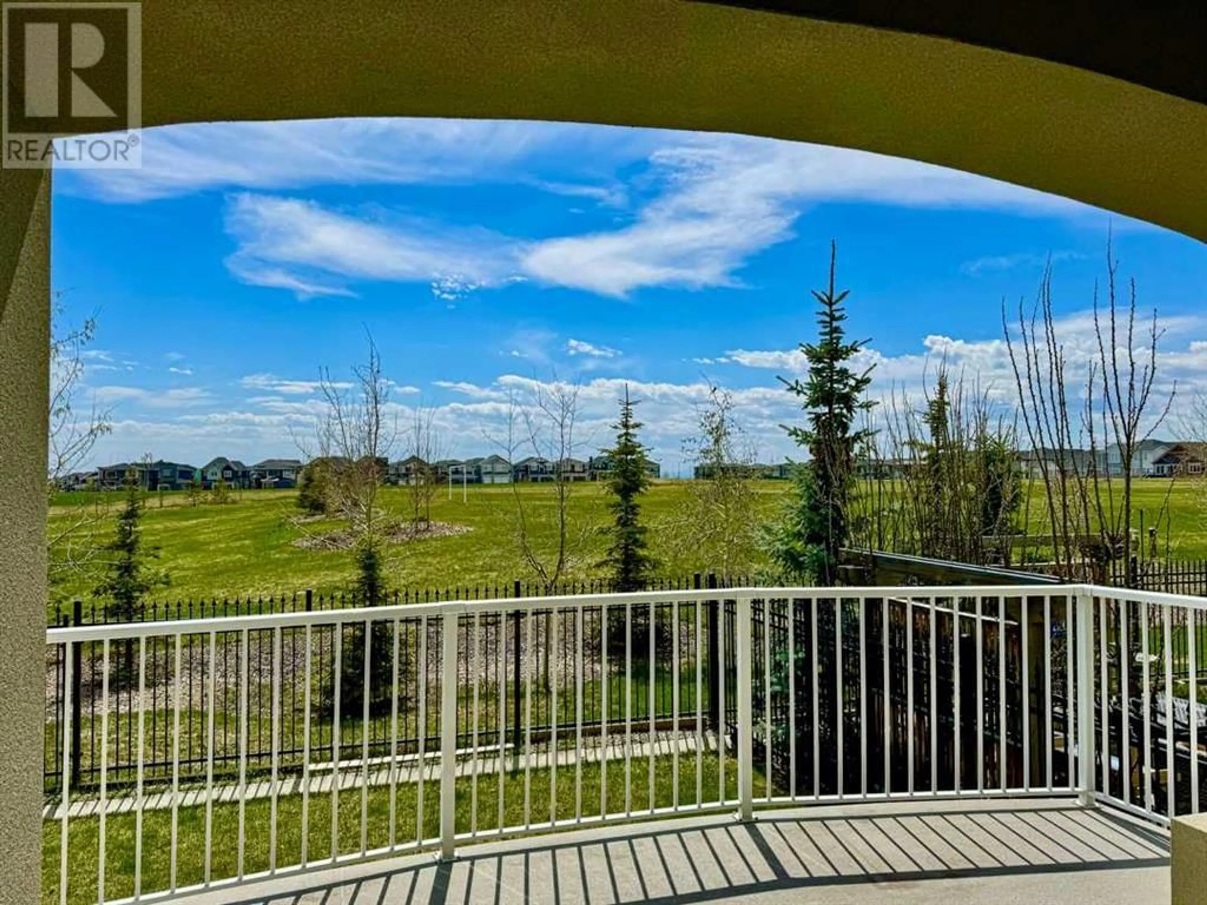 Balcony in the apartment for 7 Aspen Summit Court SW, Calgary Alberta T3H0Z3