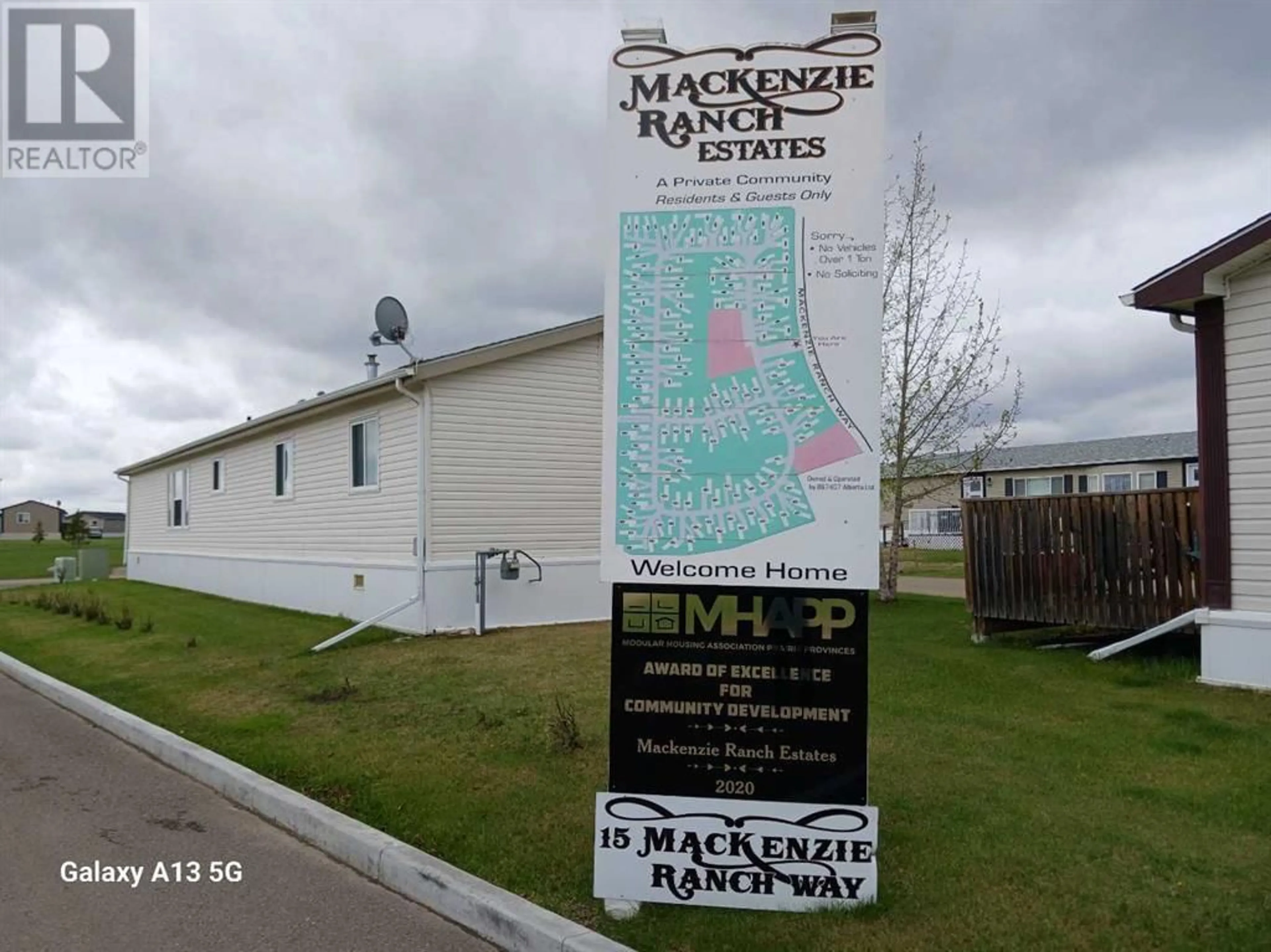 Outside view for 55 15 Mackenzie Ranch Way, Lacombe Alberta T4L0B4