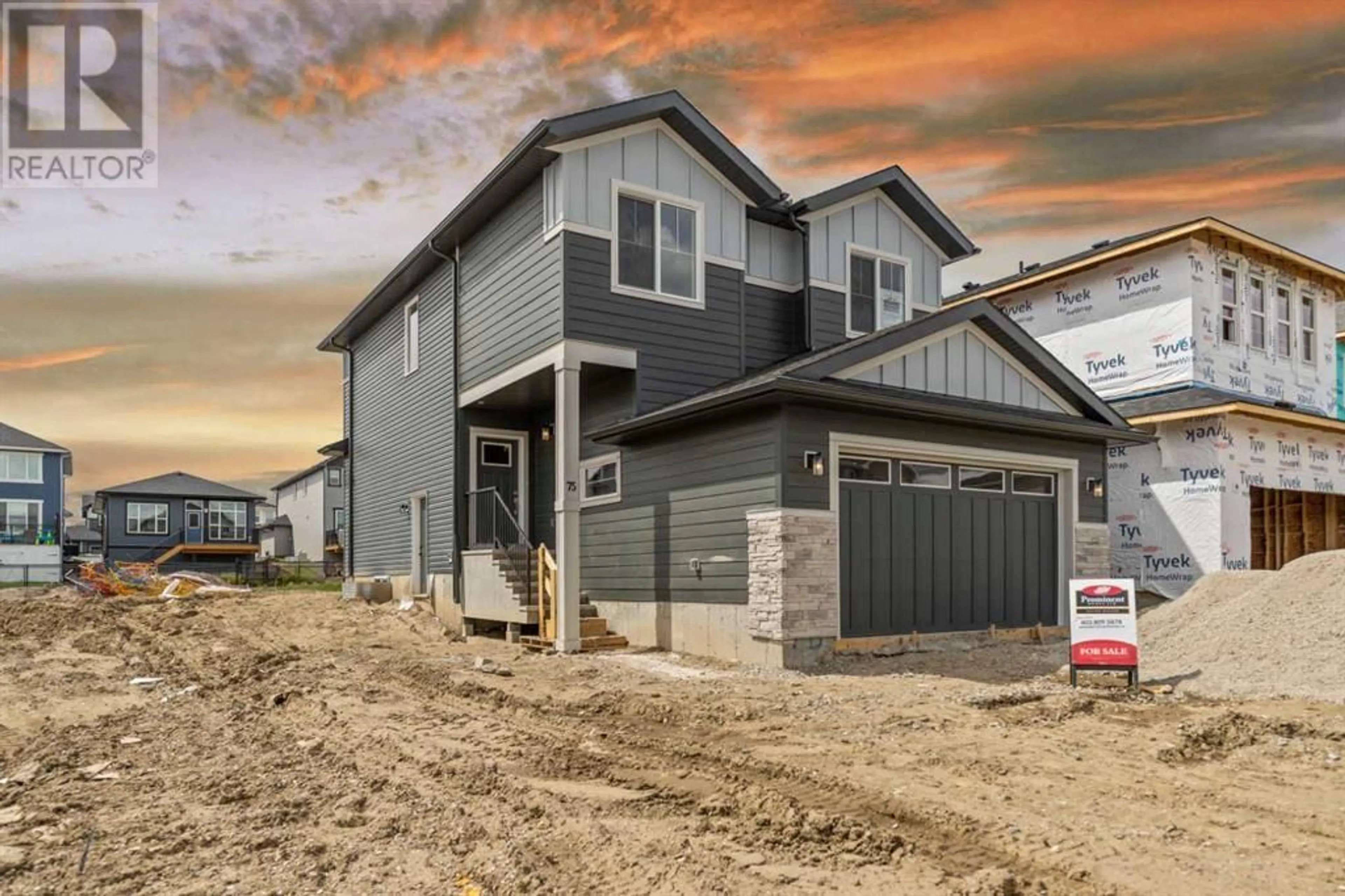 Frontside or backside of a home for 75 Ranchers View, Okotoks Alberta T1S5R7
