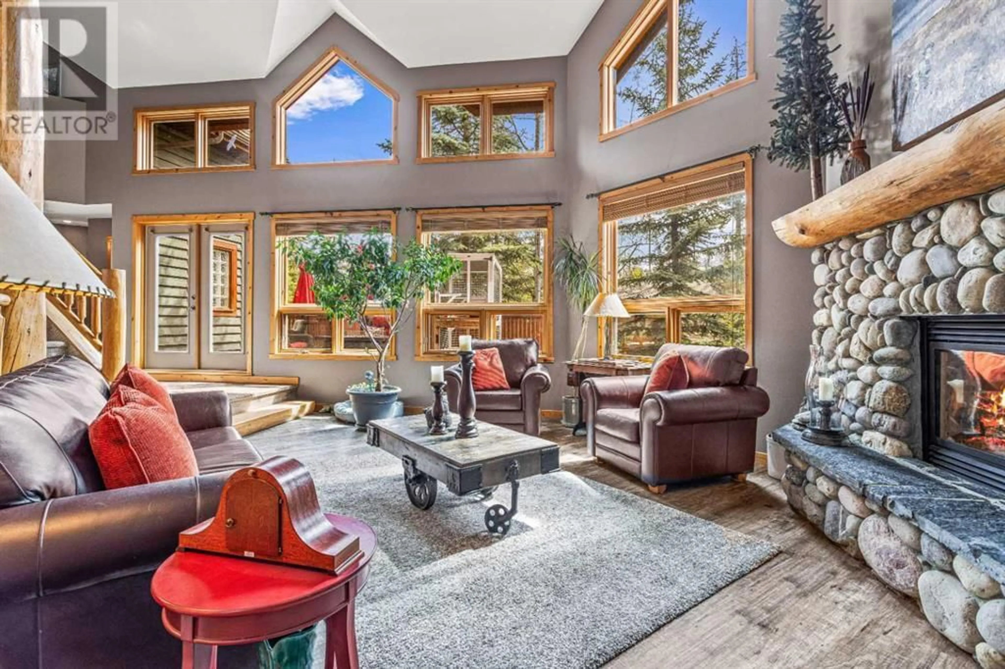 Living room for 104 Silvertip Ridge, Canmore Alberta T1W3A7