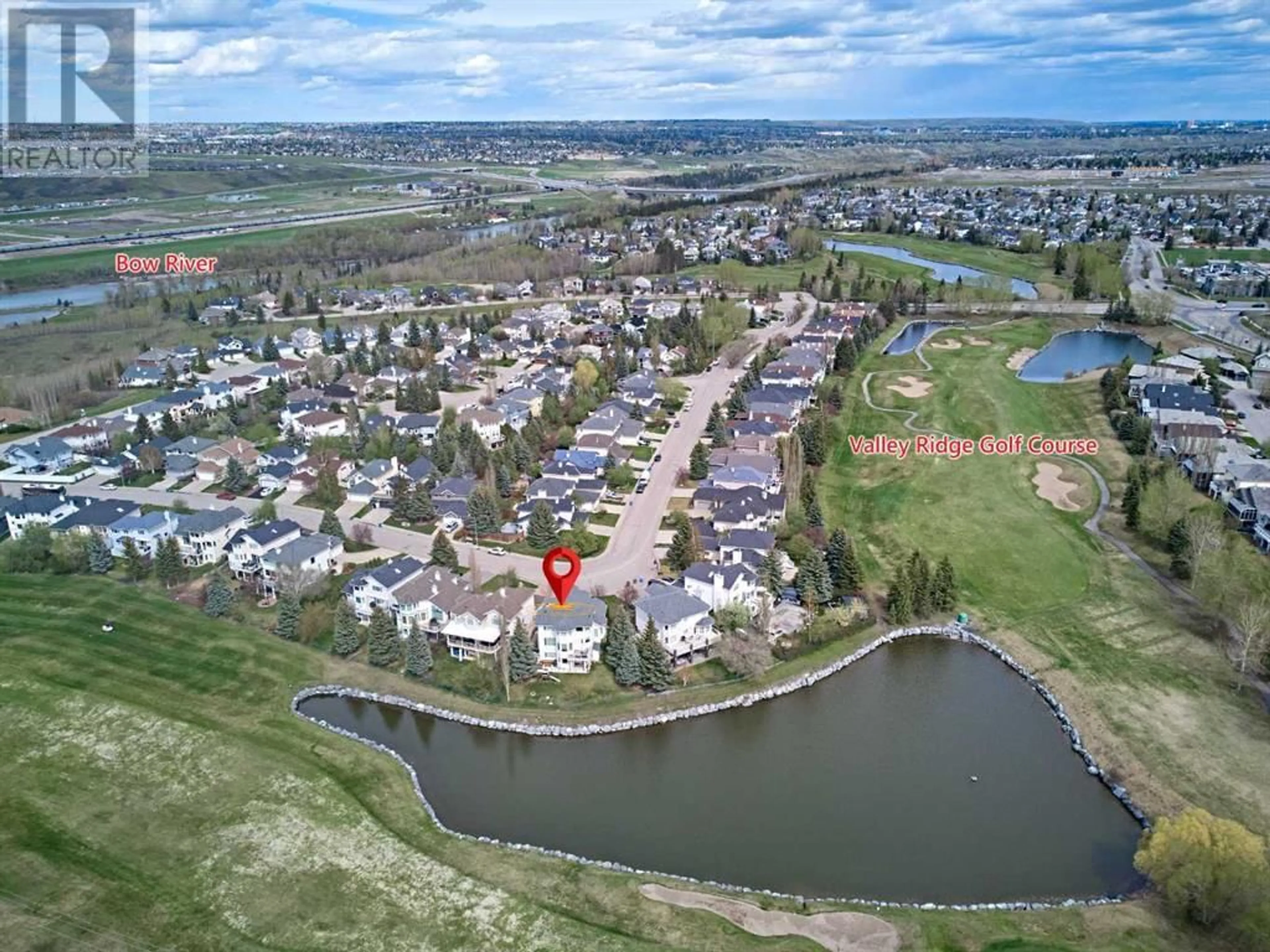 A pic from exterior of the house or condo for 107 Valley Ridge Green NW, Calgary Alberta T3B5L5