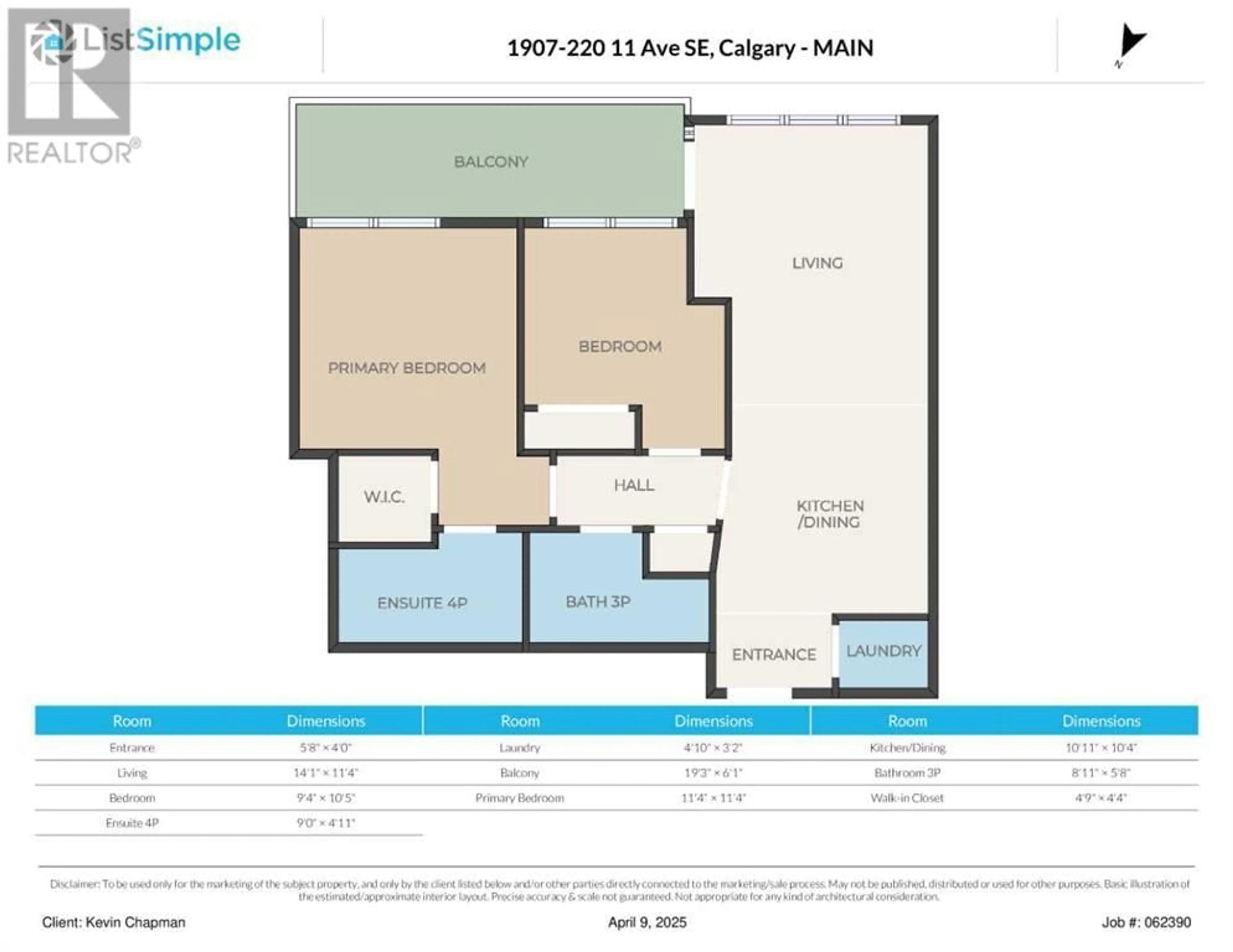 Floor plan for 220 12 AVENUE SOUTHEAST, Calgary Alberta T2G0Z7