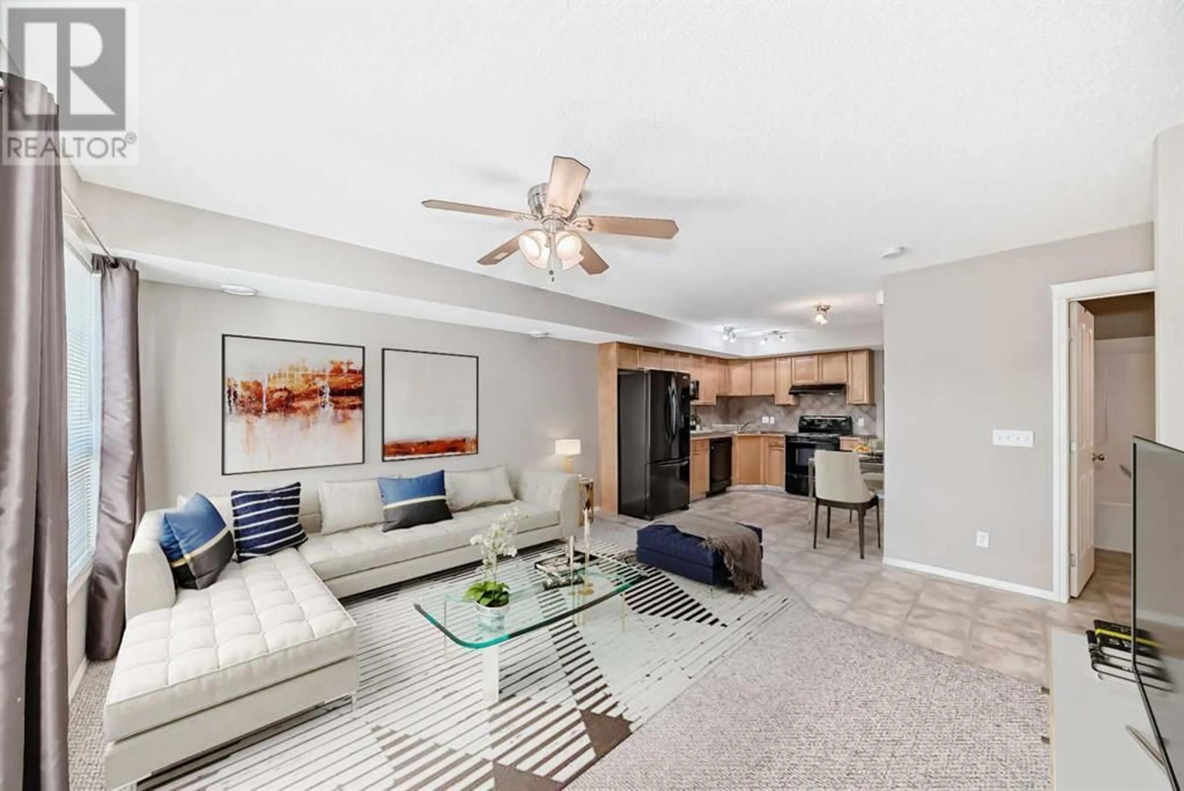 Living room with furniture, unknown for 140 SAGEWOOD BOULEVARD SOUTHWEST, Airdrie Alberta T4B3H5