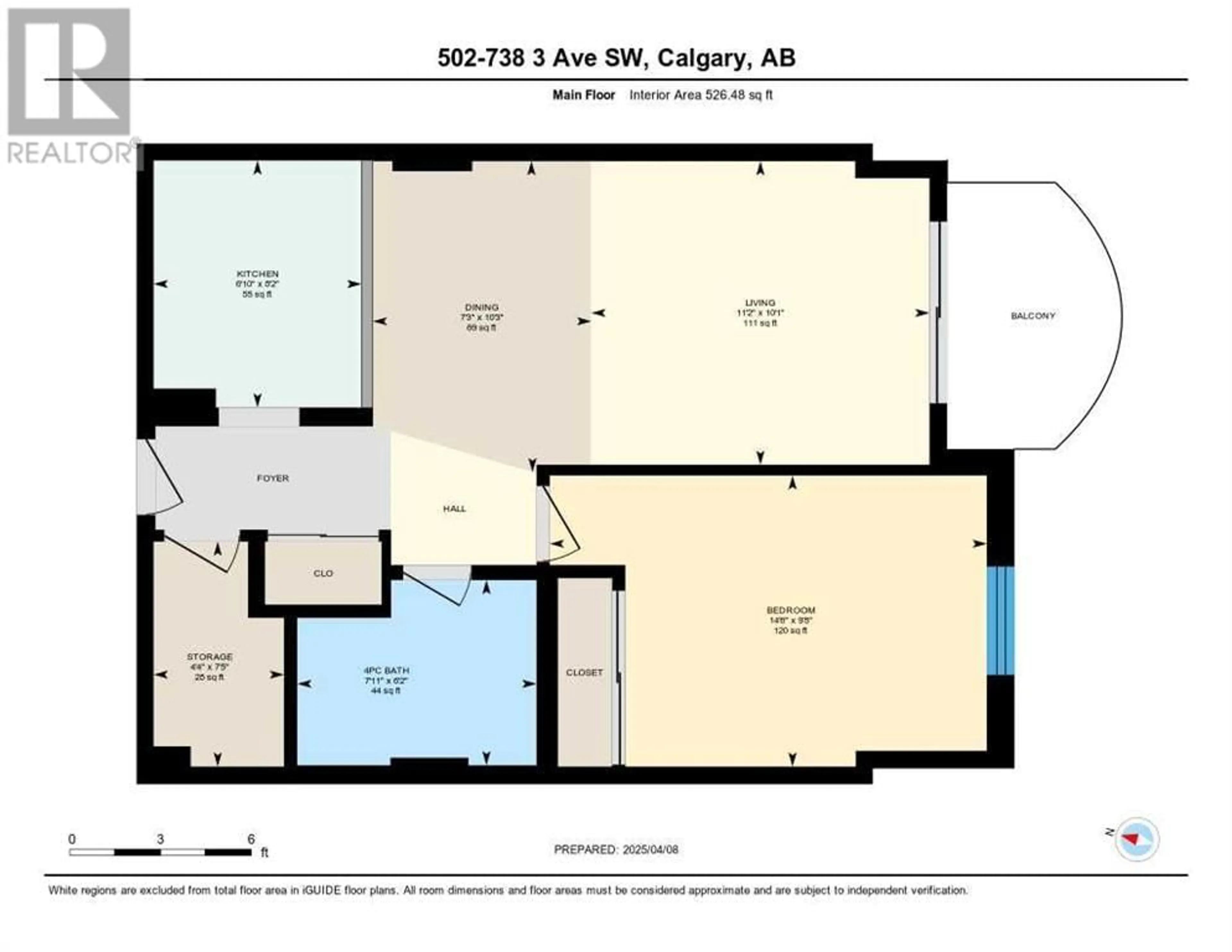 Floor plan for 738 3 AVENUE SOUTHWEST, Calgary Alberta T2P0G7