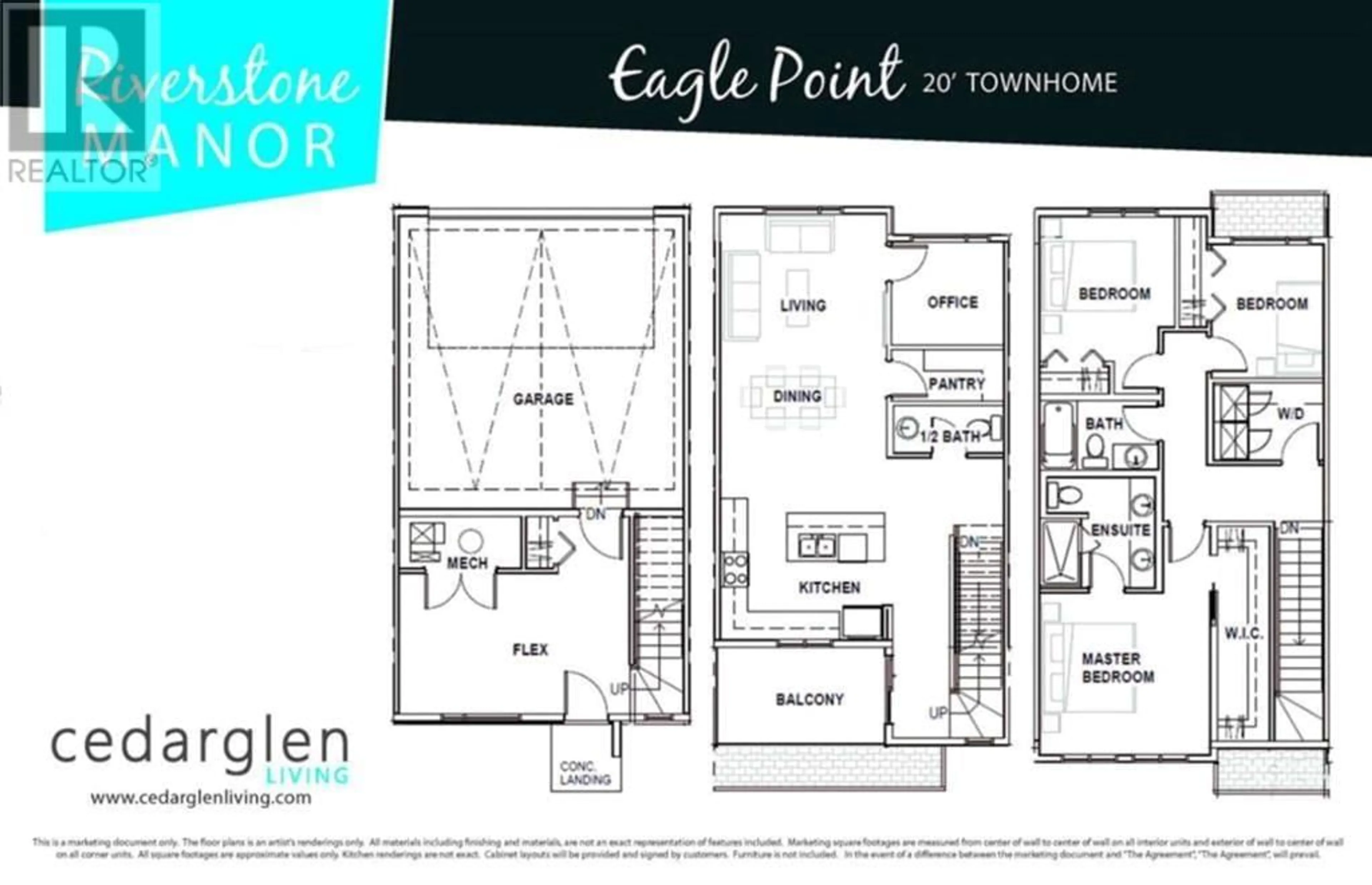 Floor plan for 42 CRANBROOK GARDENS SOUTHEAST, Calgary Alberta T3M3N9
