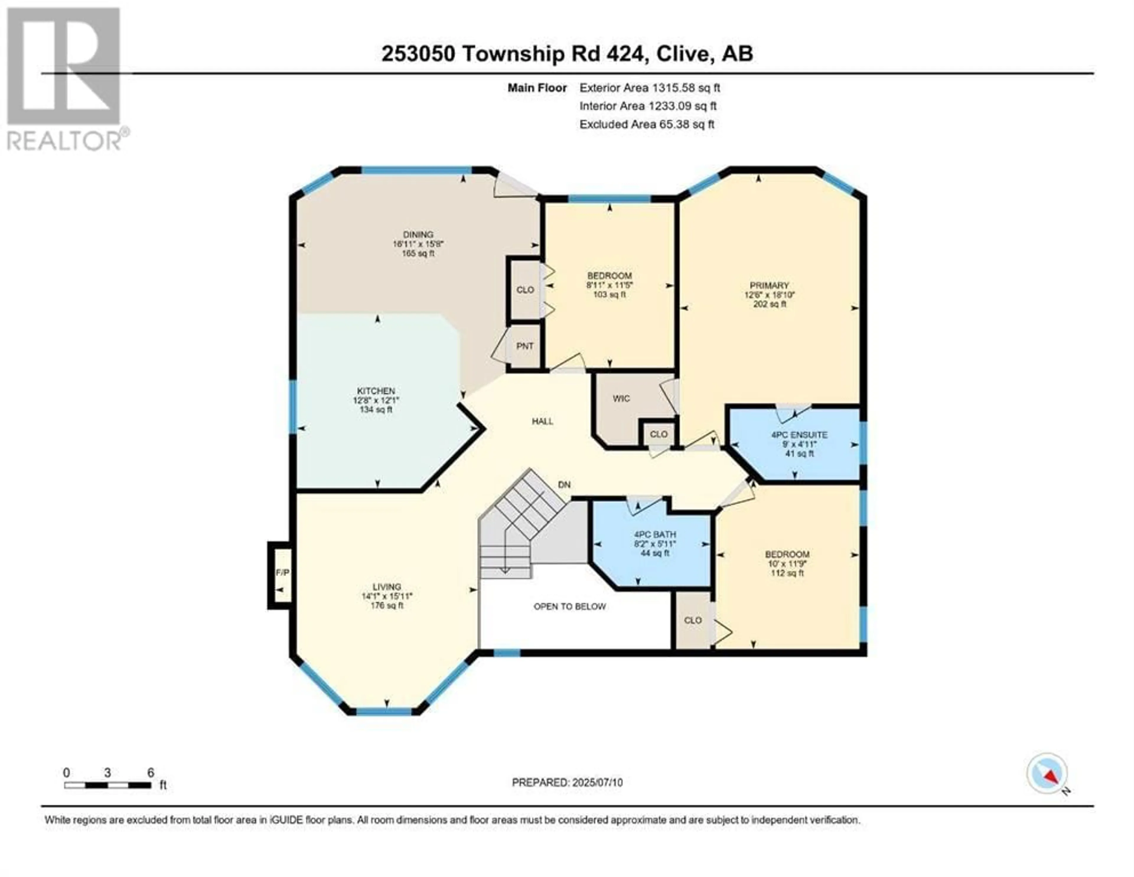 Floor plan for 6253050 TWP RD 424, Rural Ponoka County Alberta T4J1R3
