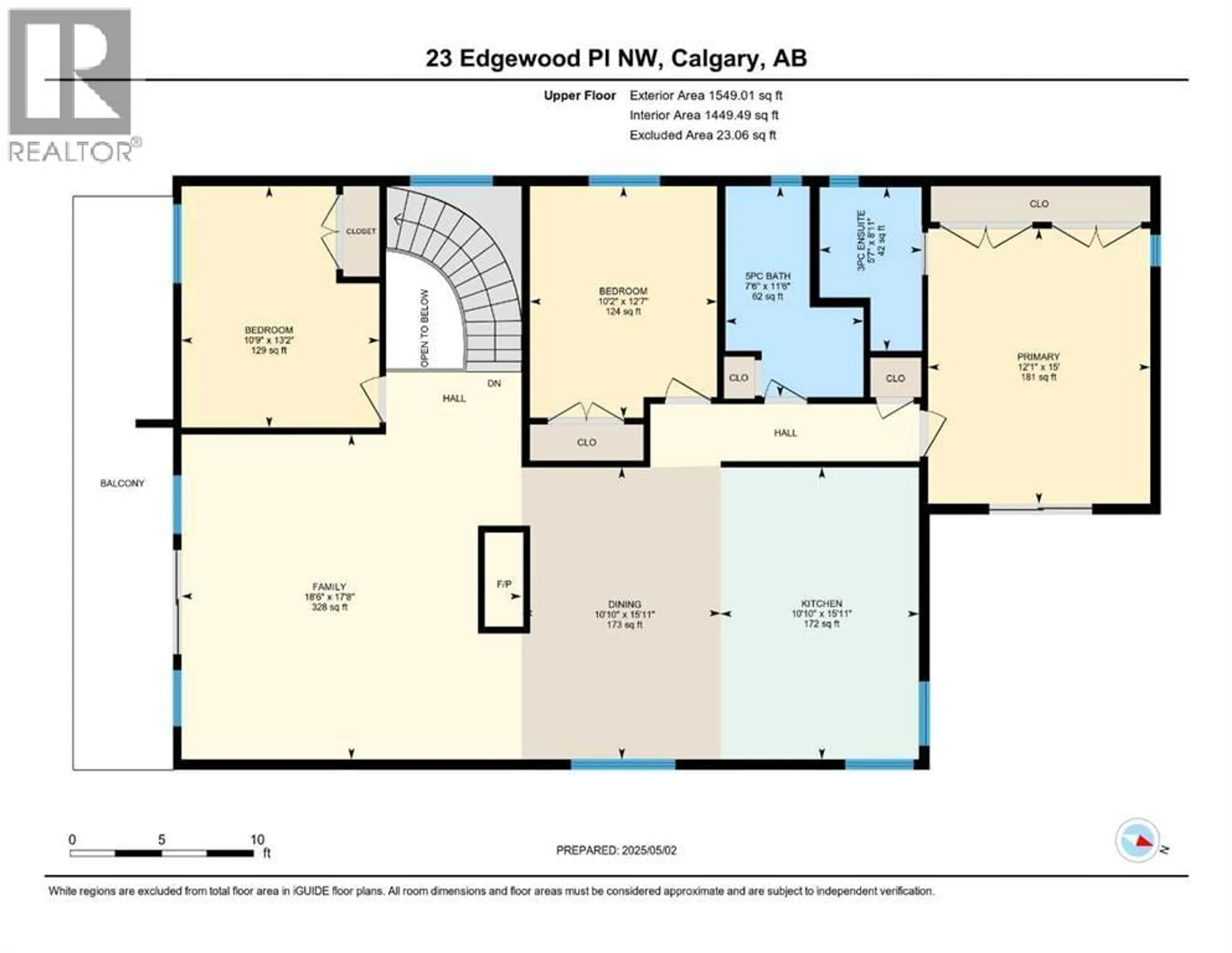 Floor plan for 23 EDGEWOOD PLACE NORTHWEST, Calgary Alberta T3A2T8
