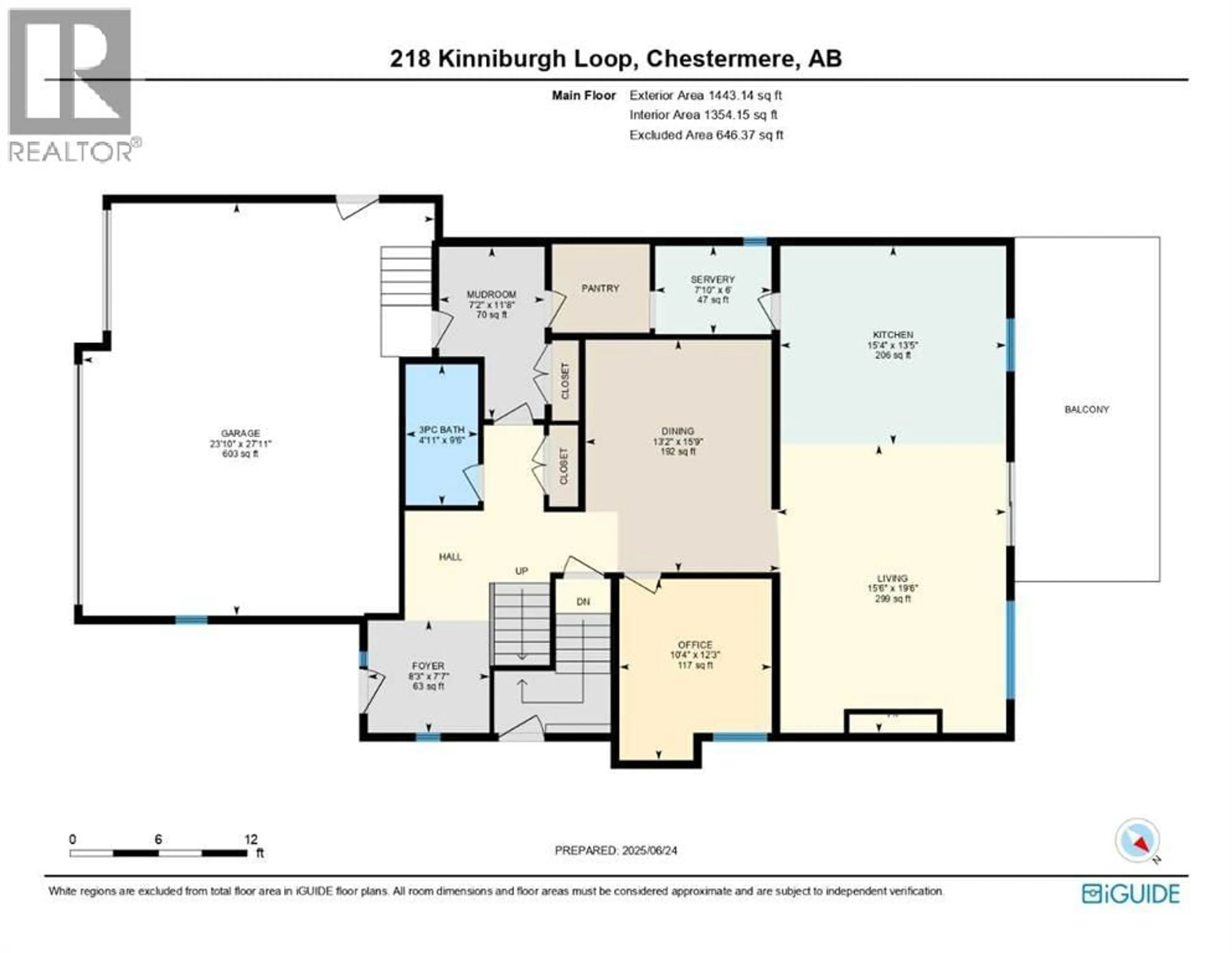 Floor plan for 218 KINNIBURGH LOOP, Chestermere Alberta T1X2S7