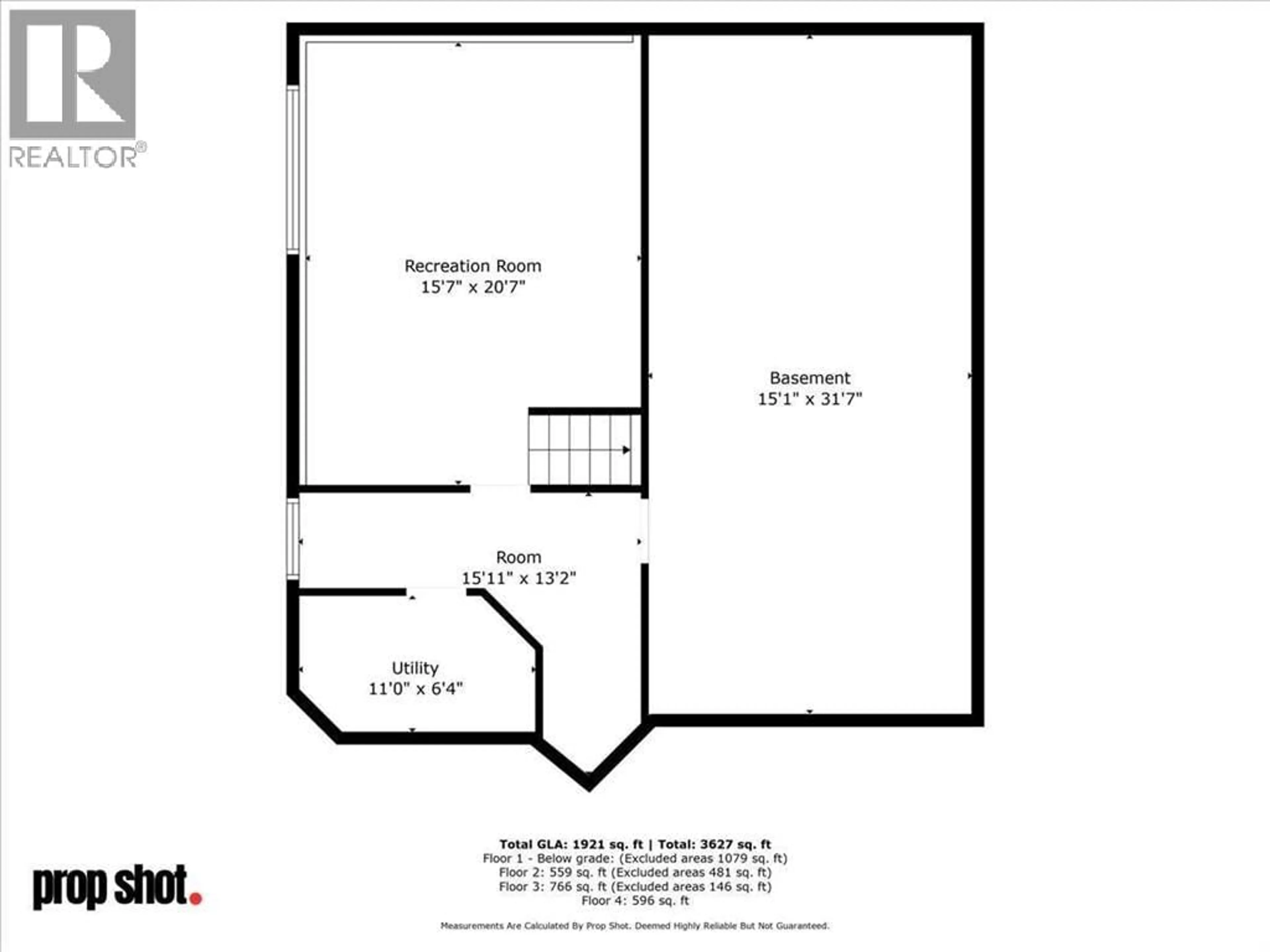 Floor plan for 11482 69 AVENUE, Grande Prairie Alberta T8W0E7