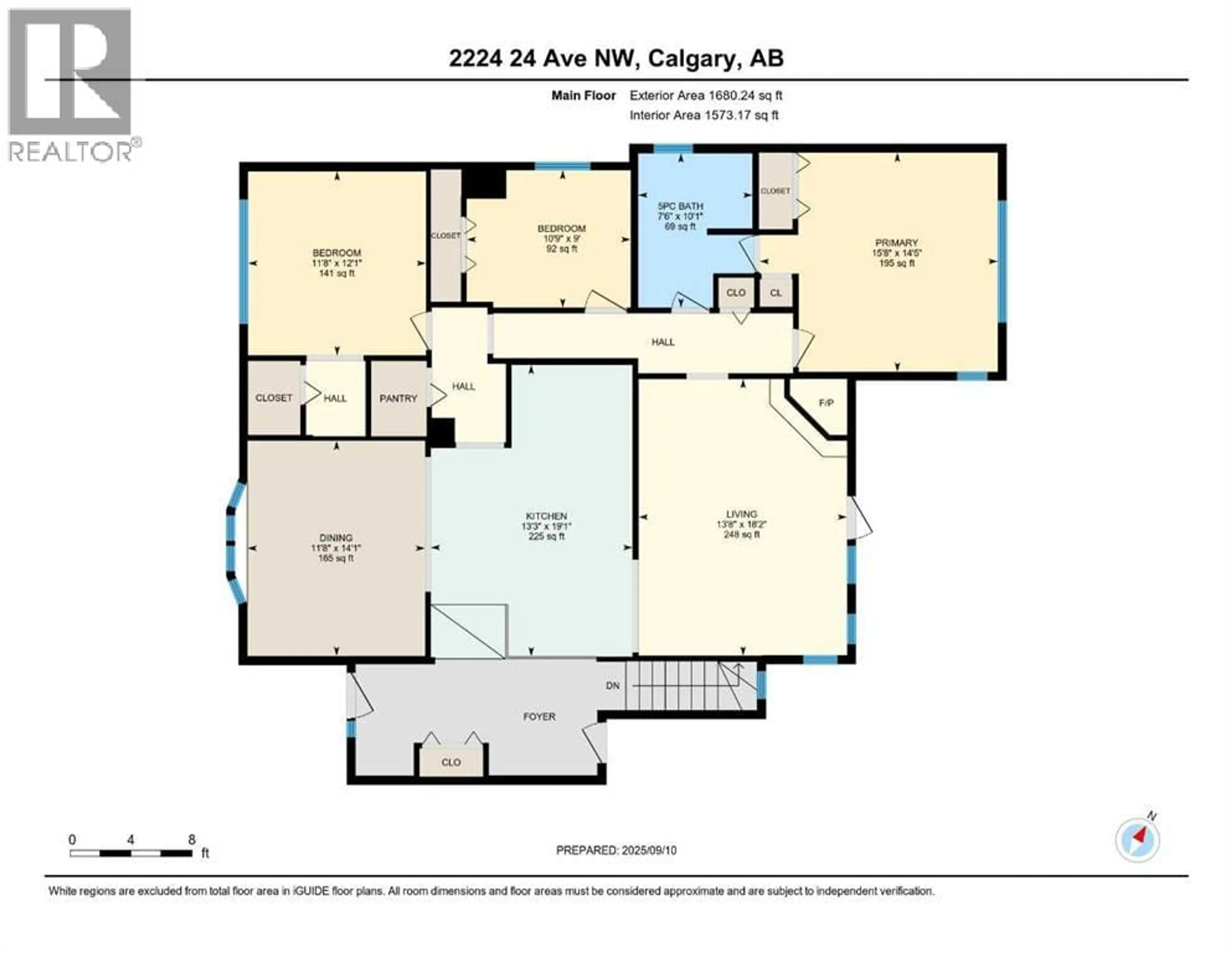 Floor plan for 2224 24 AVENUE NORTHWEST, Calgary Alberta T2M1Z7