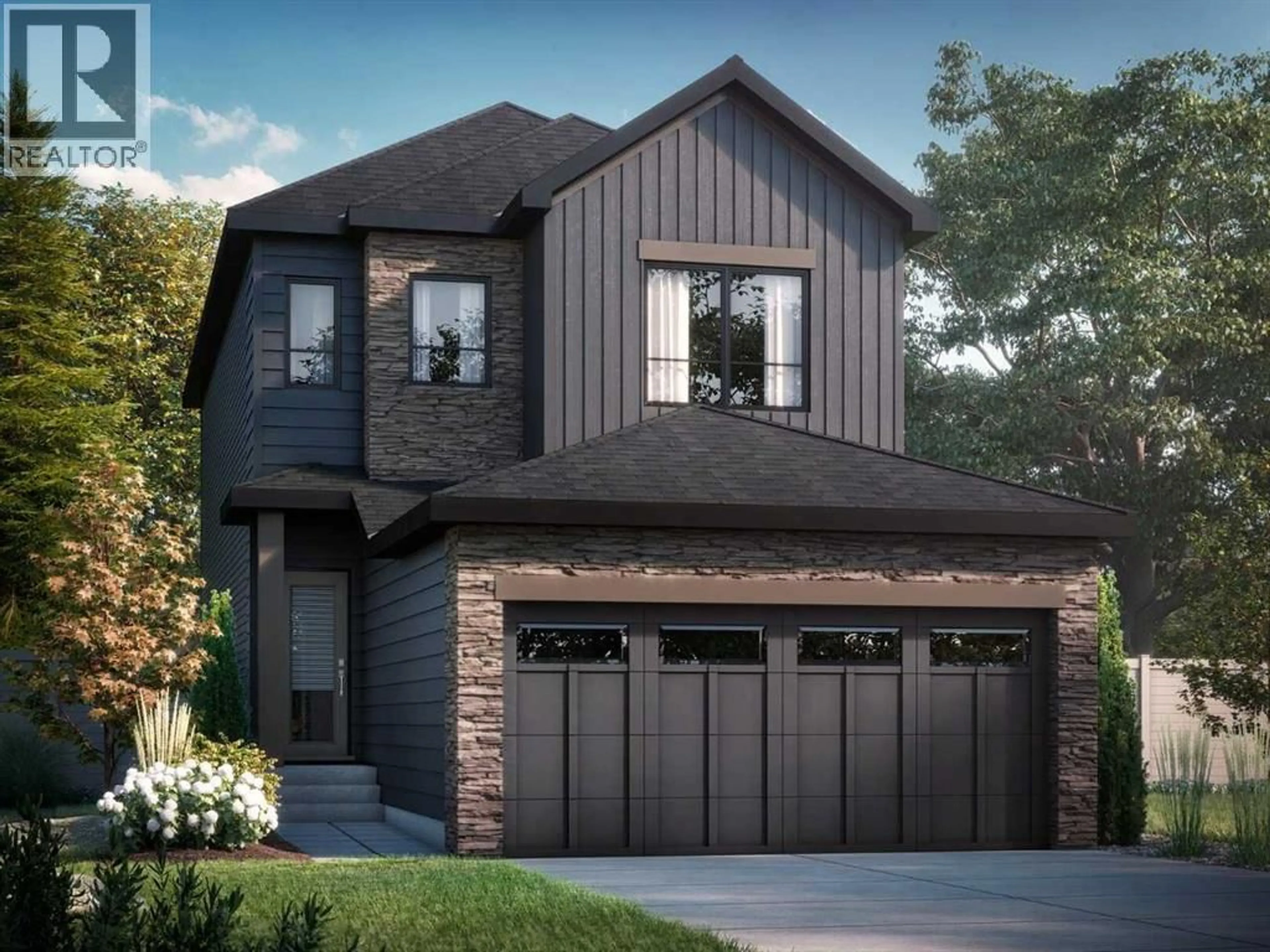 Home with brick exterior material, street for 21 HEARTWOOD LANE SOUTHEAST, Calgary Alberta T3M2K1