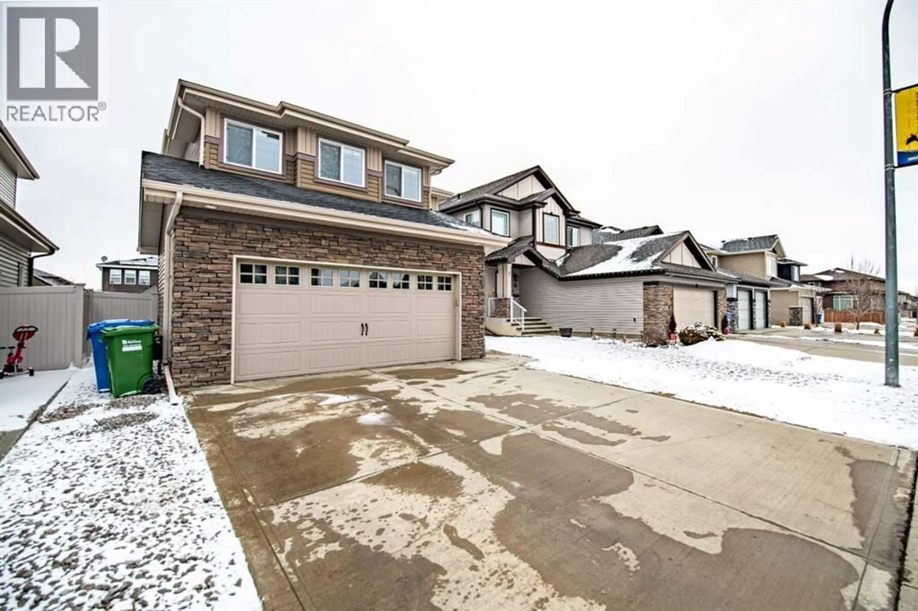 A pic from outside/outdoor area/front of a property/back of a property/a pic from drone, street for 22 CARIBOU CRESCENT, Red Deer Alberta T4P0T5