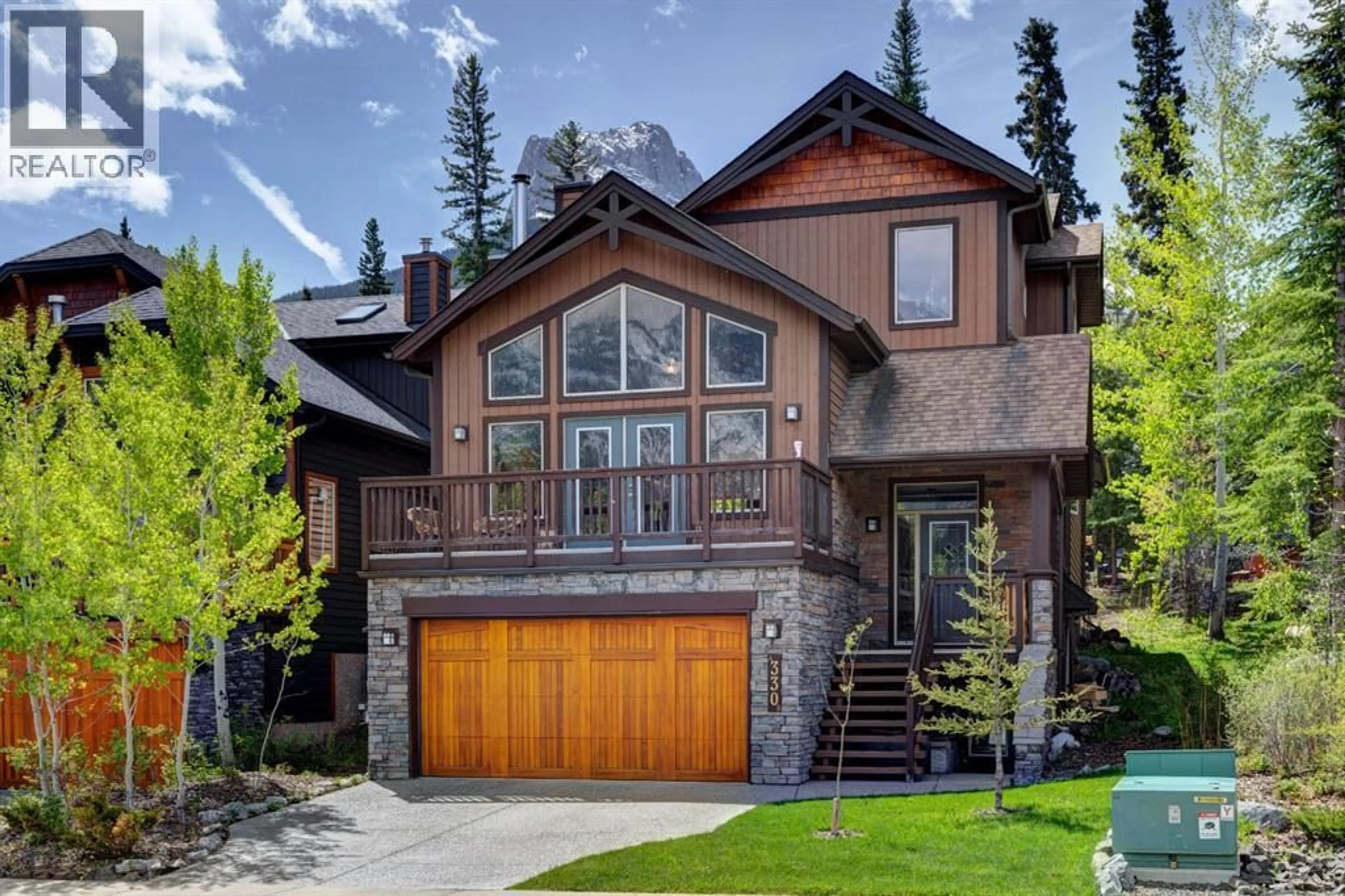 Home with brick exterior material, street for 330 CASALE PLACE, Canmore Alberta T1W3G2