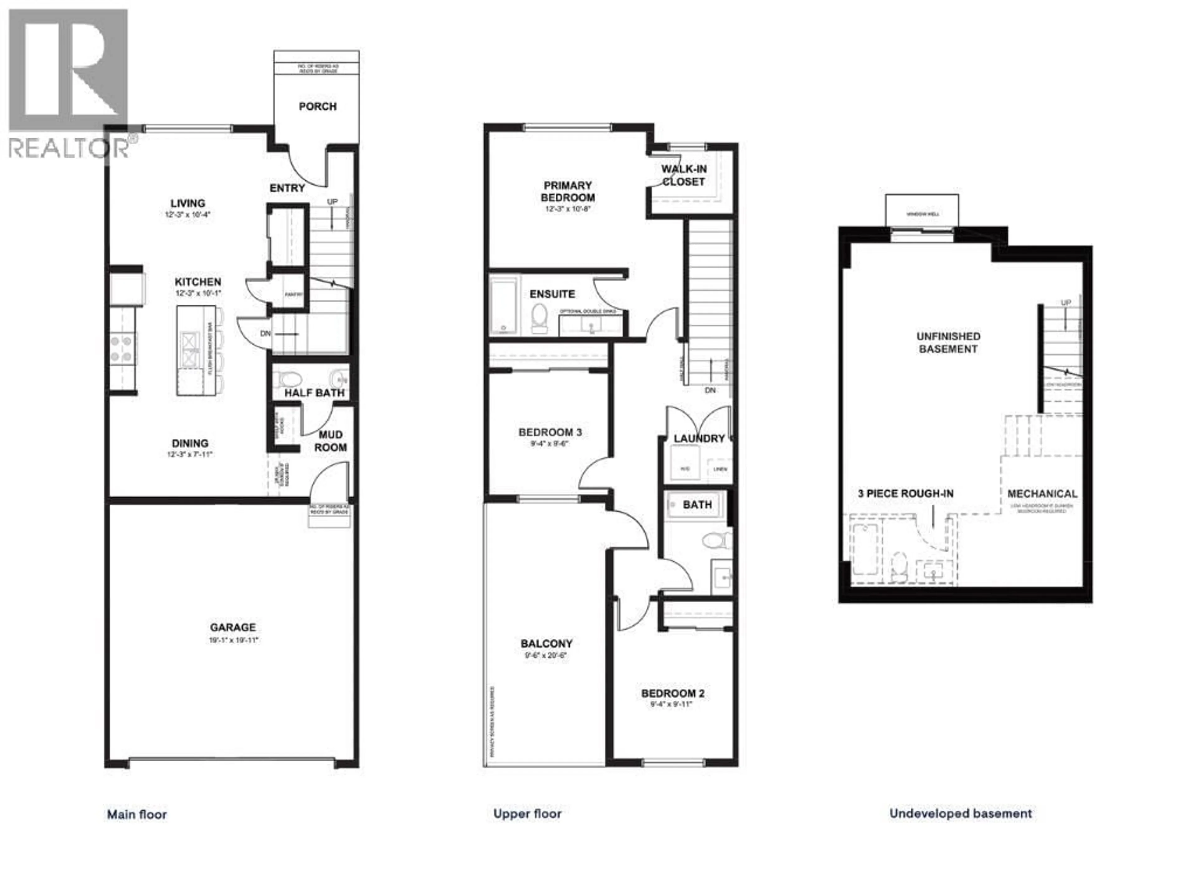 Floor plan for 8229 21 AVENUE SOUTHEAST, Calgary Alberta T2A0M8