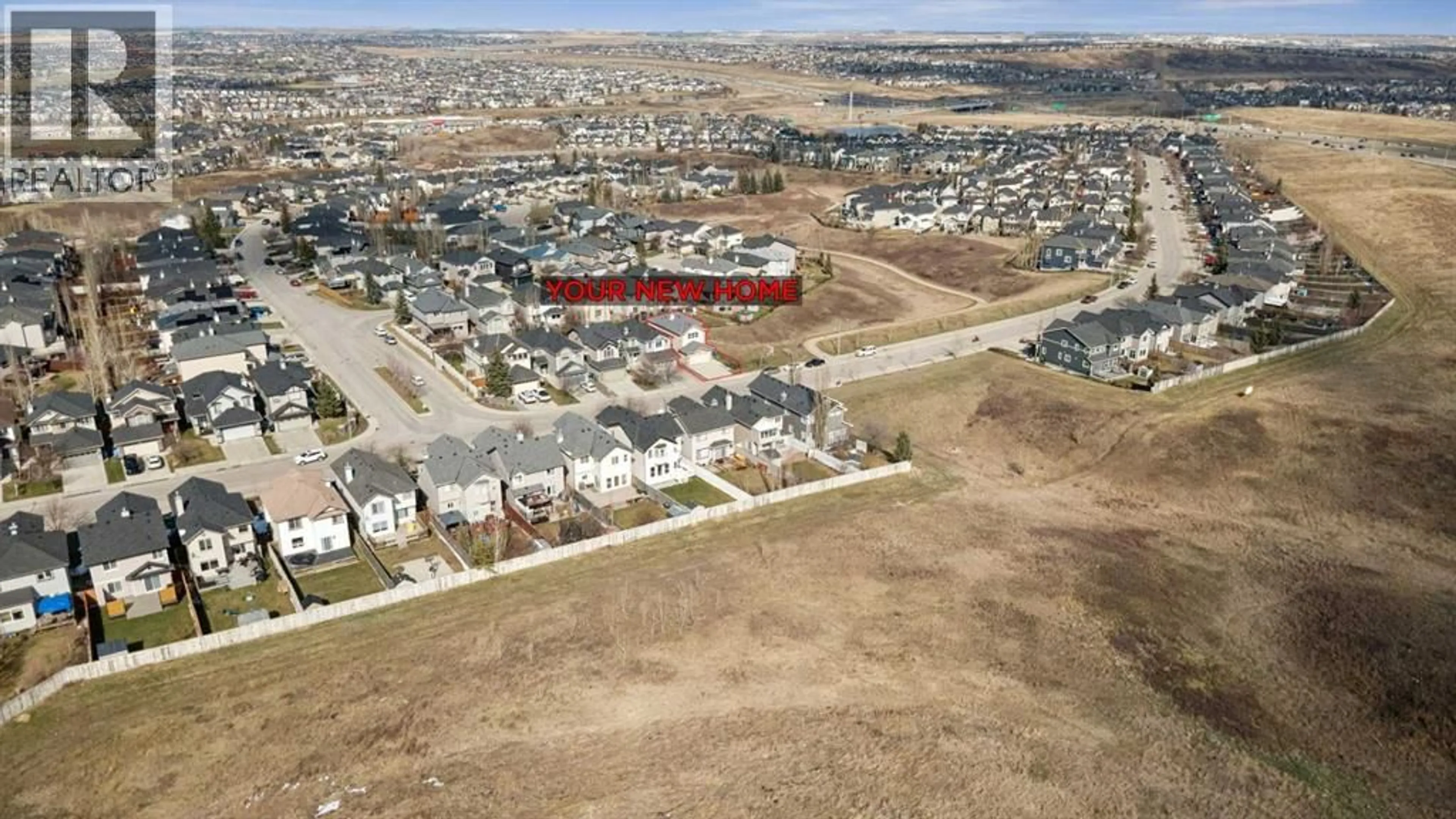 A pic from outside/outdoor area/front of a property/back of a property/a pic from drone, street for 357 KINCORA DRIVE NORTHWEST, Calgary Alberta T3R1N3
