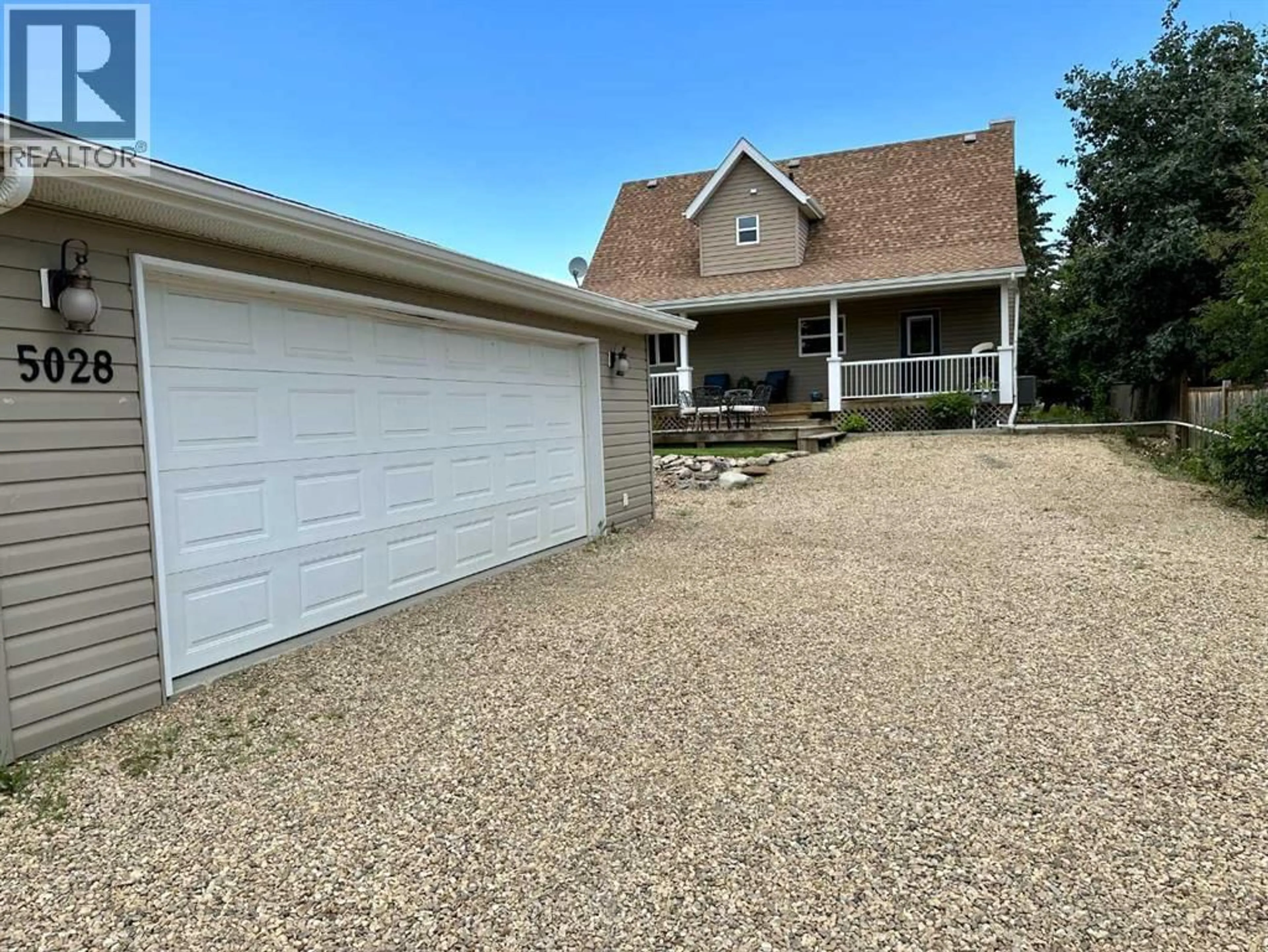 A pic from outside/outdoor area/front of a property/back of a property/a pic from drone, street for 5028 LAKESHORE DRIVE, Sylvan Lake Alberta T4S1A9