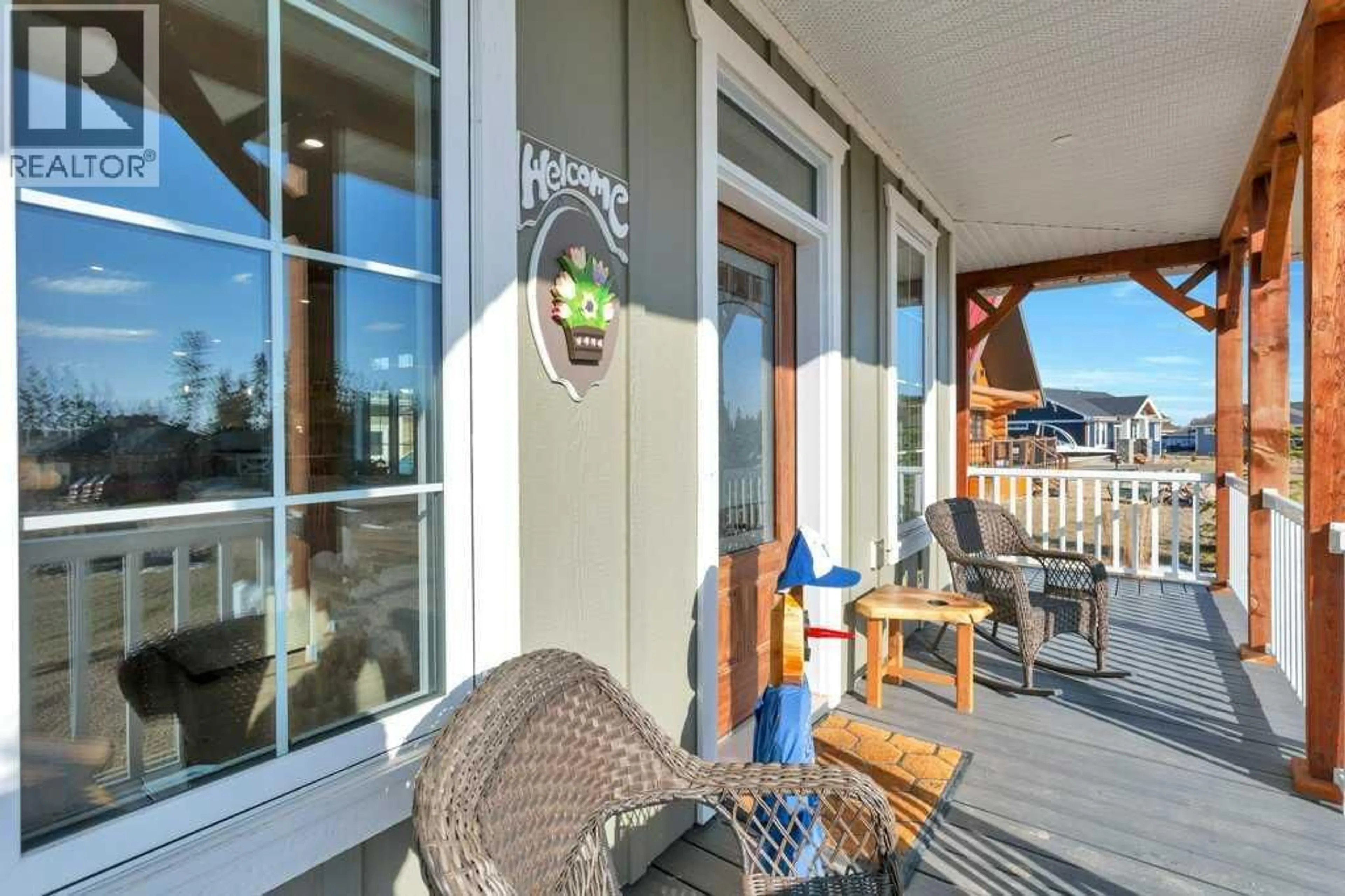 Patio, water/lake/river/ocean view for 617 BRIDGEVIEW ROAD, Rural Ponoka County Alberta T0C0J0