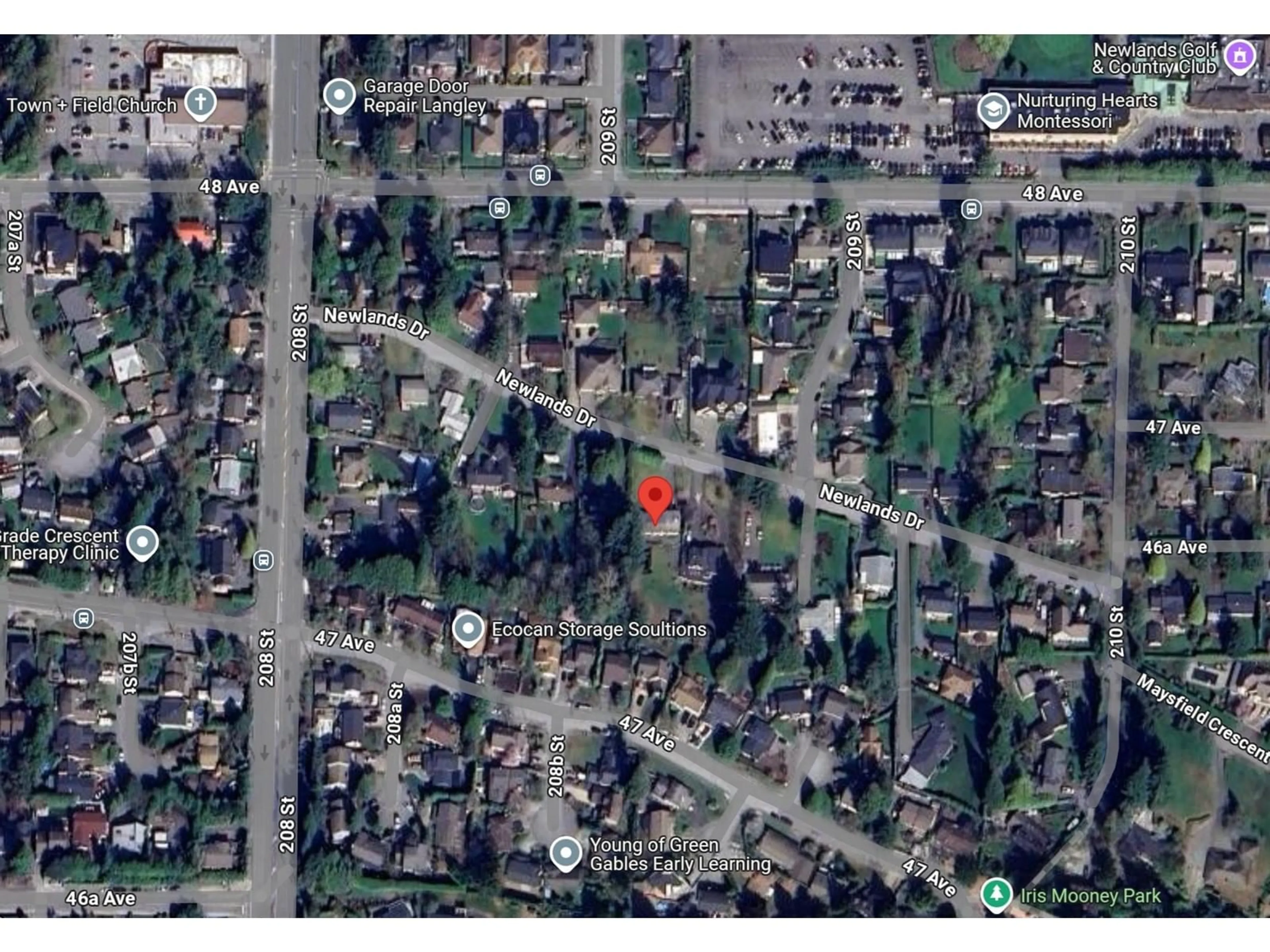 Picture of a map for 20900 NEWLANDS DRIVE, Langley British Columbia V3A4M2