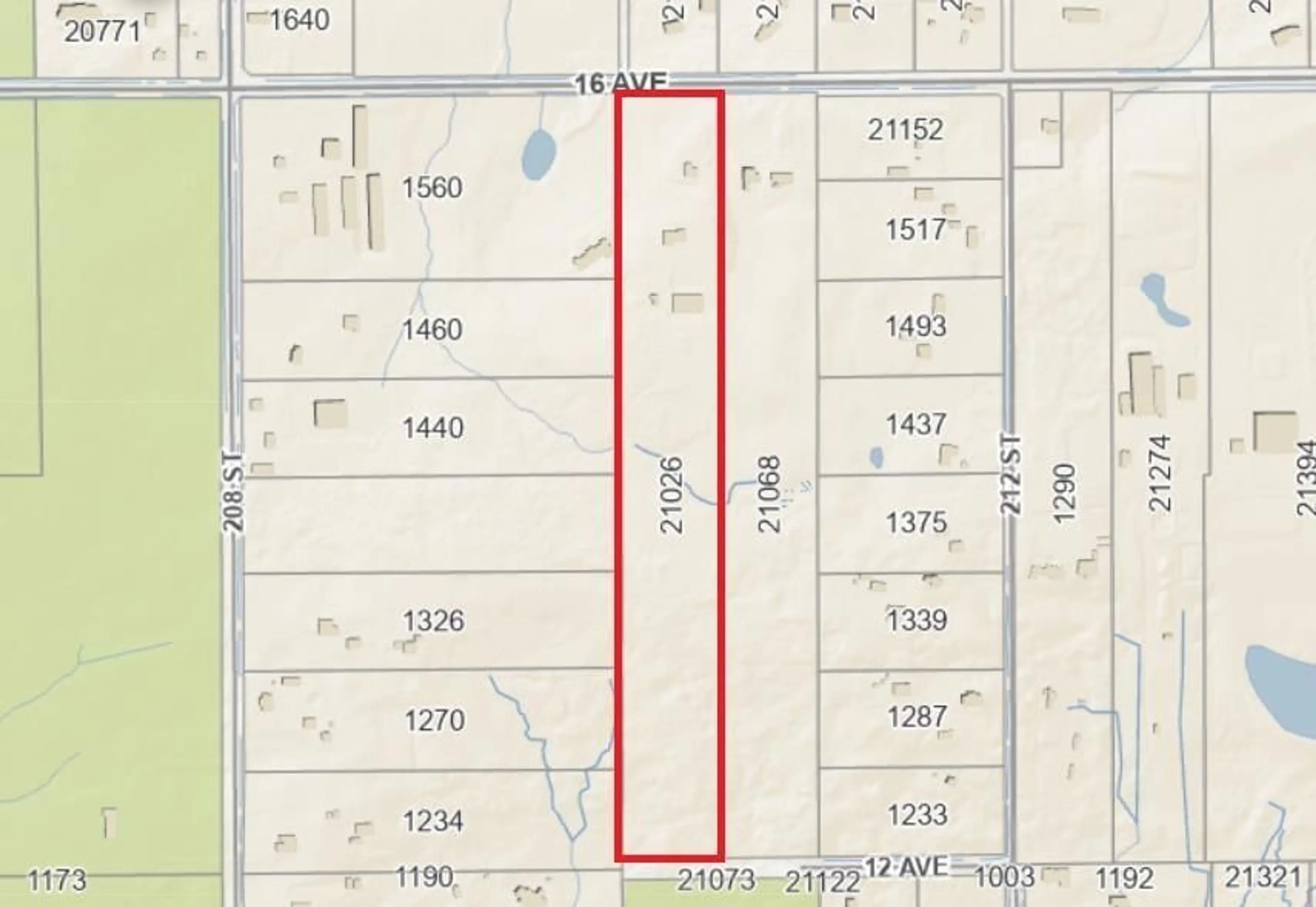 Picture of a map for 21026 16, Langley British Columbia V2Z1K3