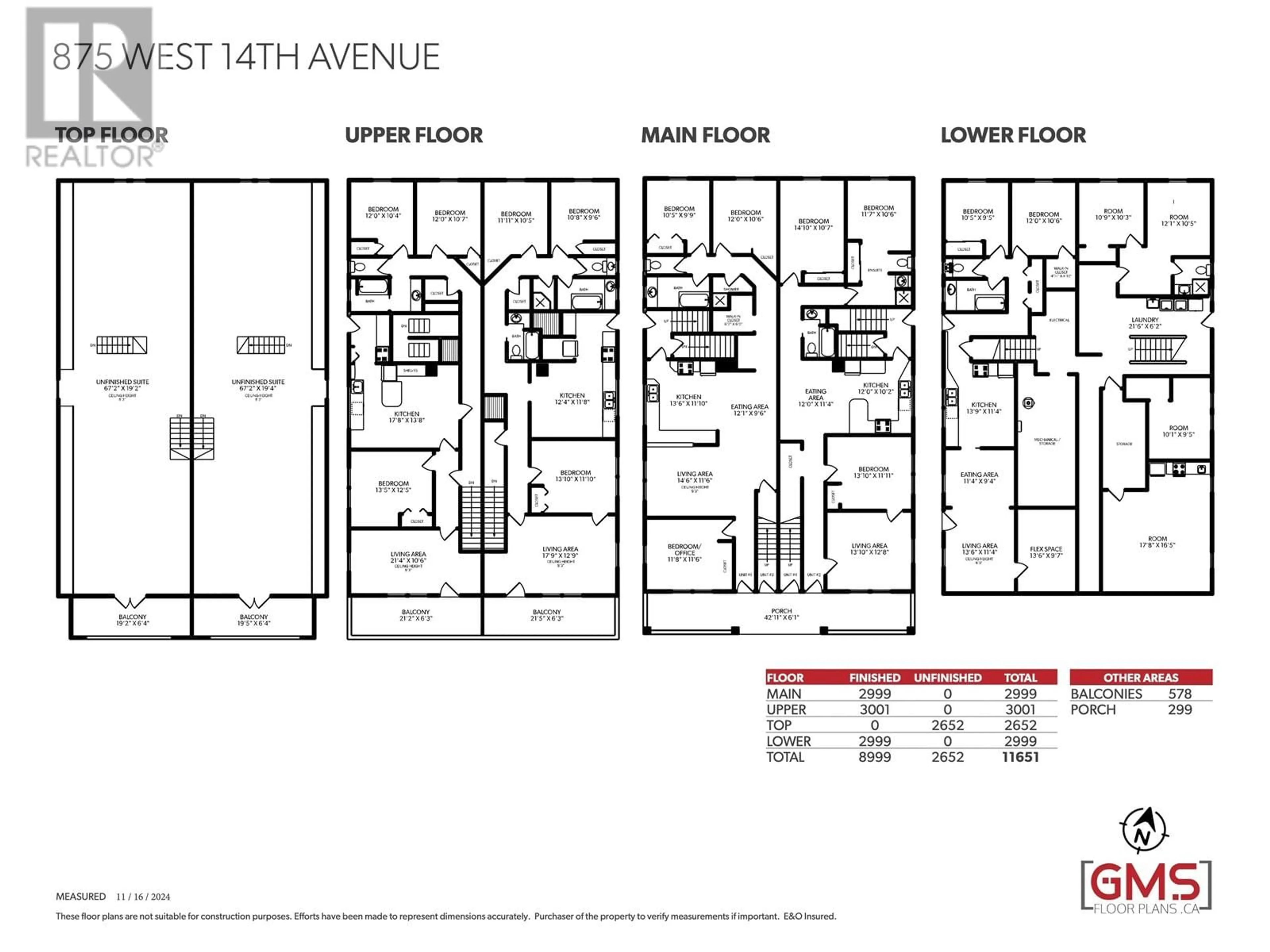 Floor plan for 875 14TH AVENUE, Vancouver British Columbia V5Z1R2