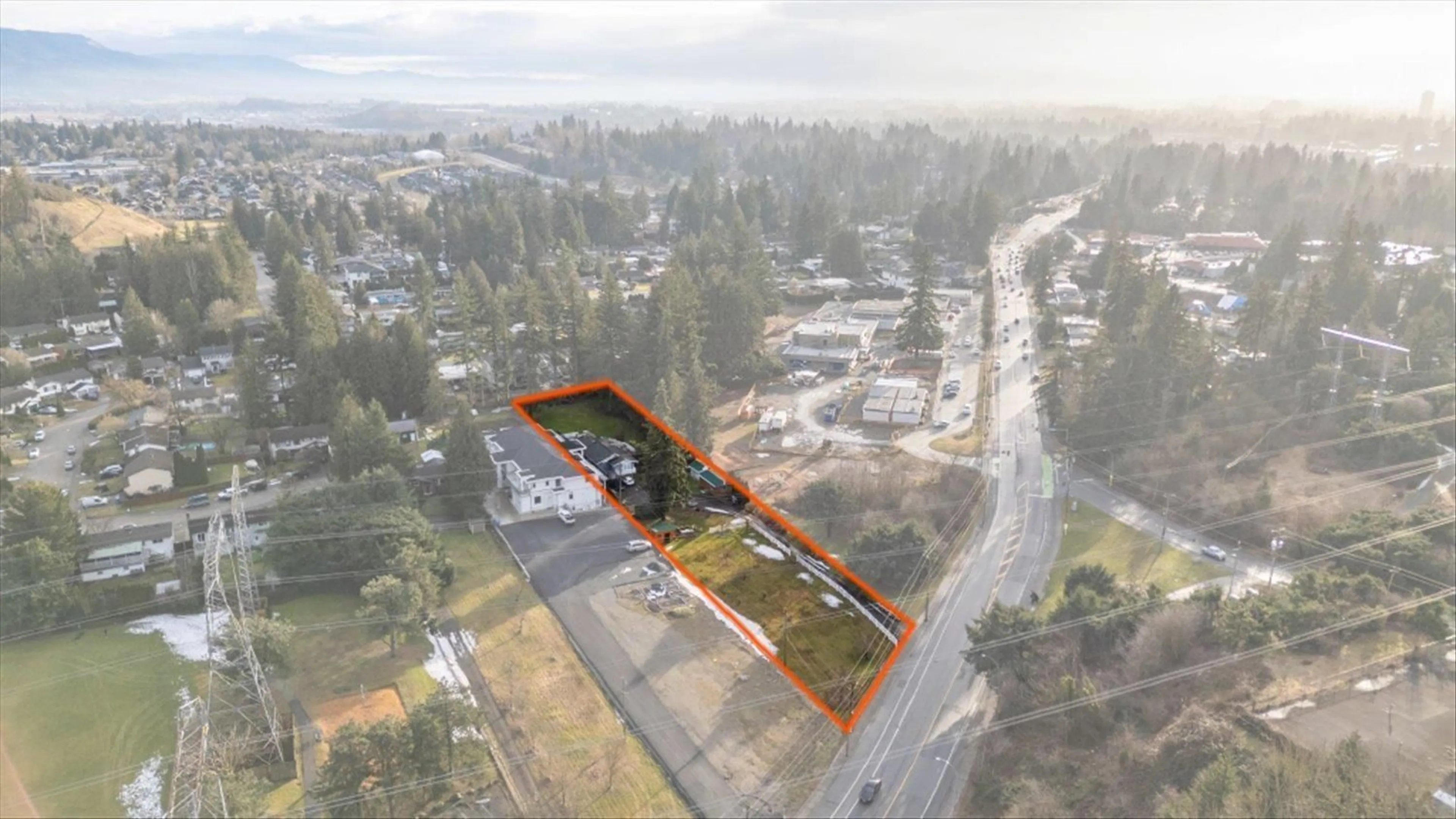 A pic from outside/outdoor area/front of a property/back of a property/a pic from drone, unknown for 3164 OLD CLAYBURN, Abbotsford British Columbia V2S4H3