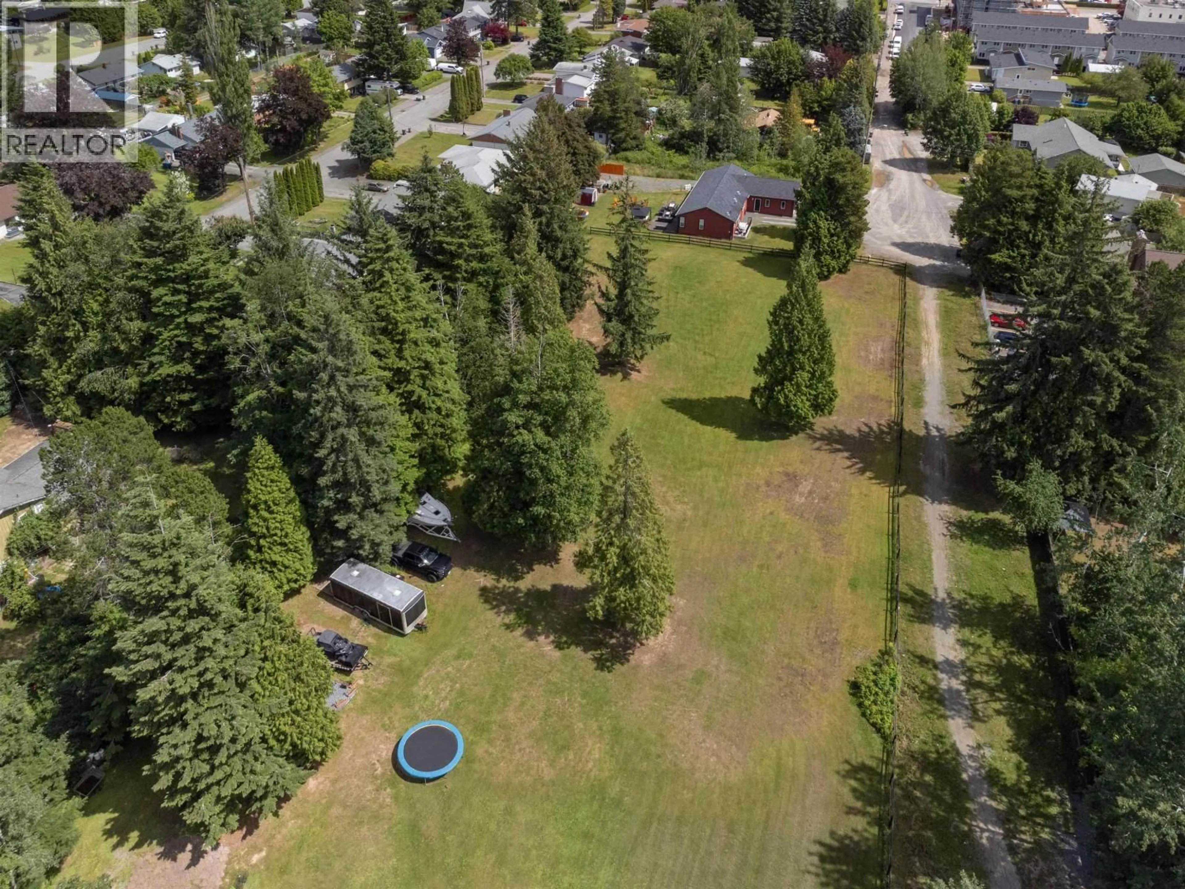 A pic from outside/outdoor area/front of a property/back of a property/a pic from drone, forest/trees view for 3304 MUNROE STREET, Terrace British Columbia V8G3B5