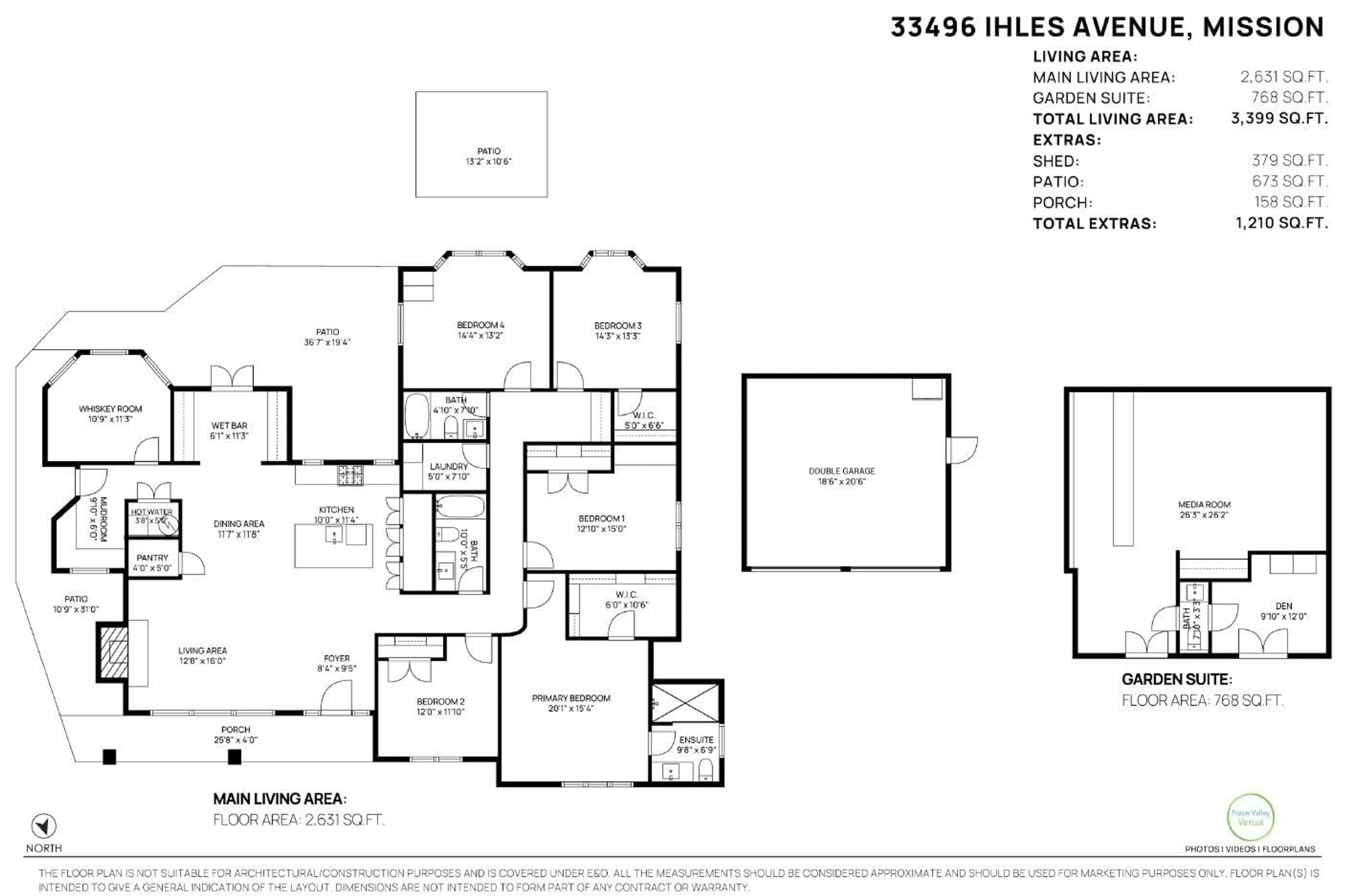 Floor plan for 33496 IHLES, Mission British Columbia V2V6Y1