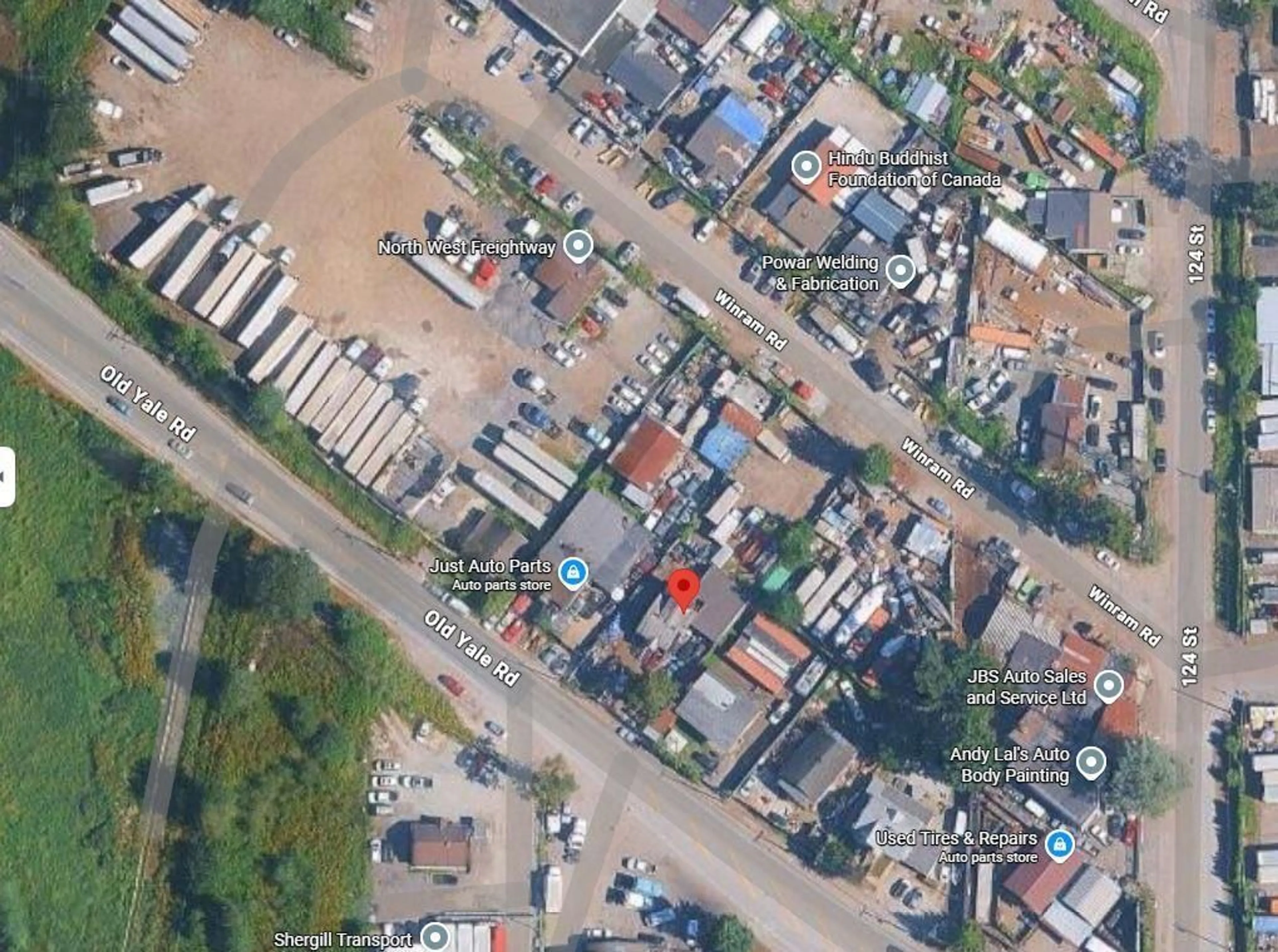 A pic from outside/outdoor area/front of a property/back of a property/a pic from drone, street for 12343 OLD YALE ROAD, Surrey British Columbia V3V3X7