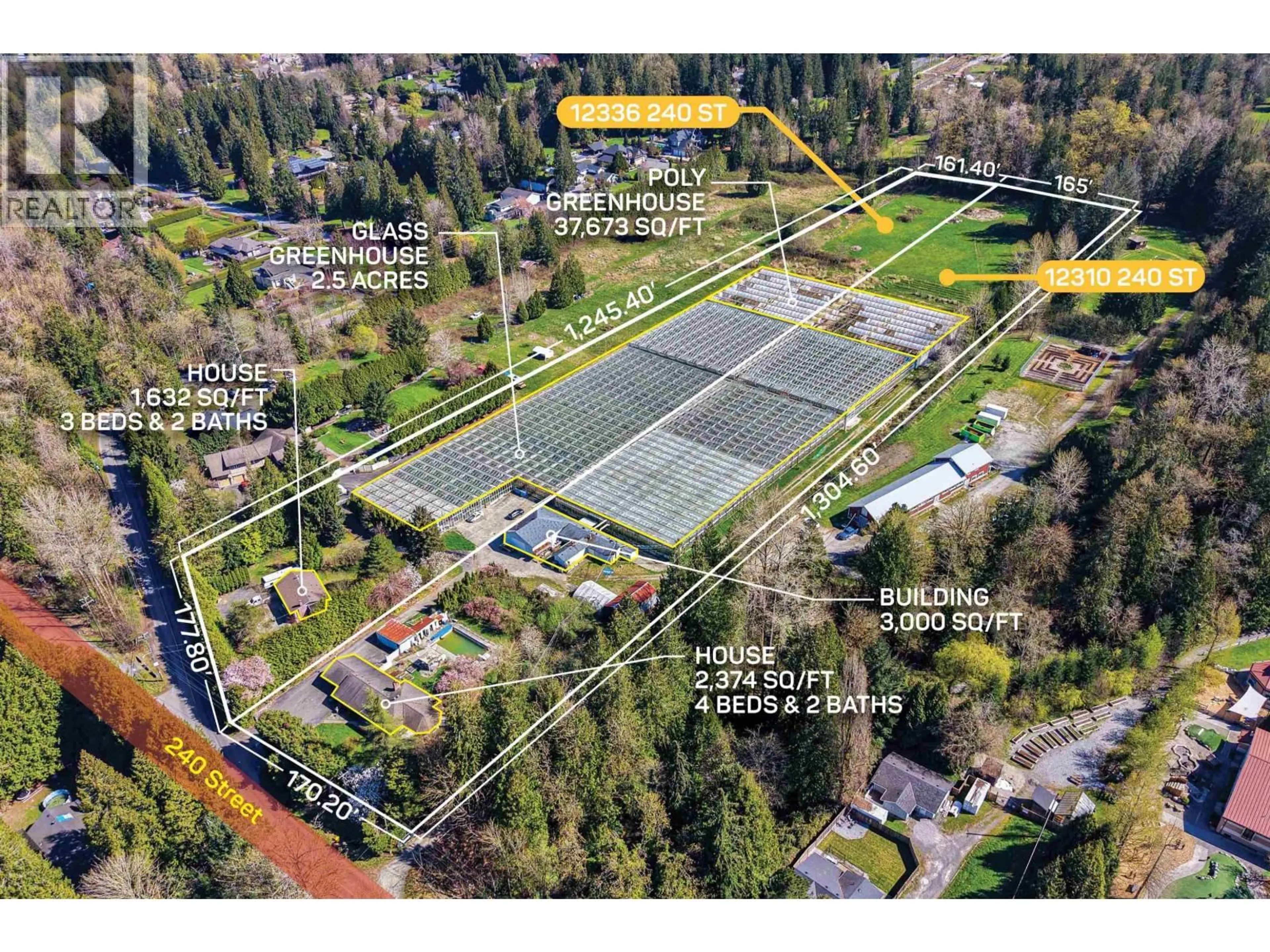 A pic from outside/outdoor area/front of a property/back of a property/a pic from drone, street for 12336 240 STREET, Maple Ridge British Columbia V4R1N1