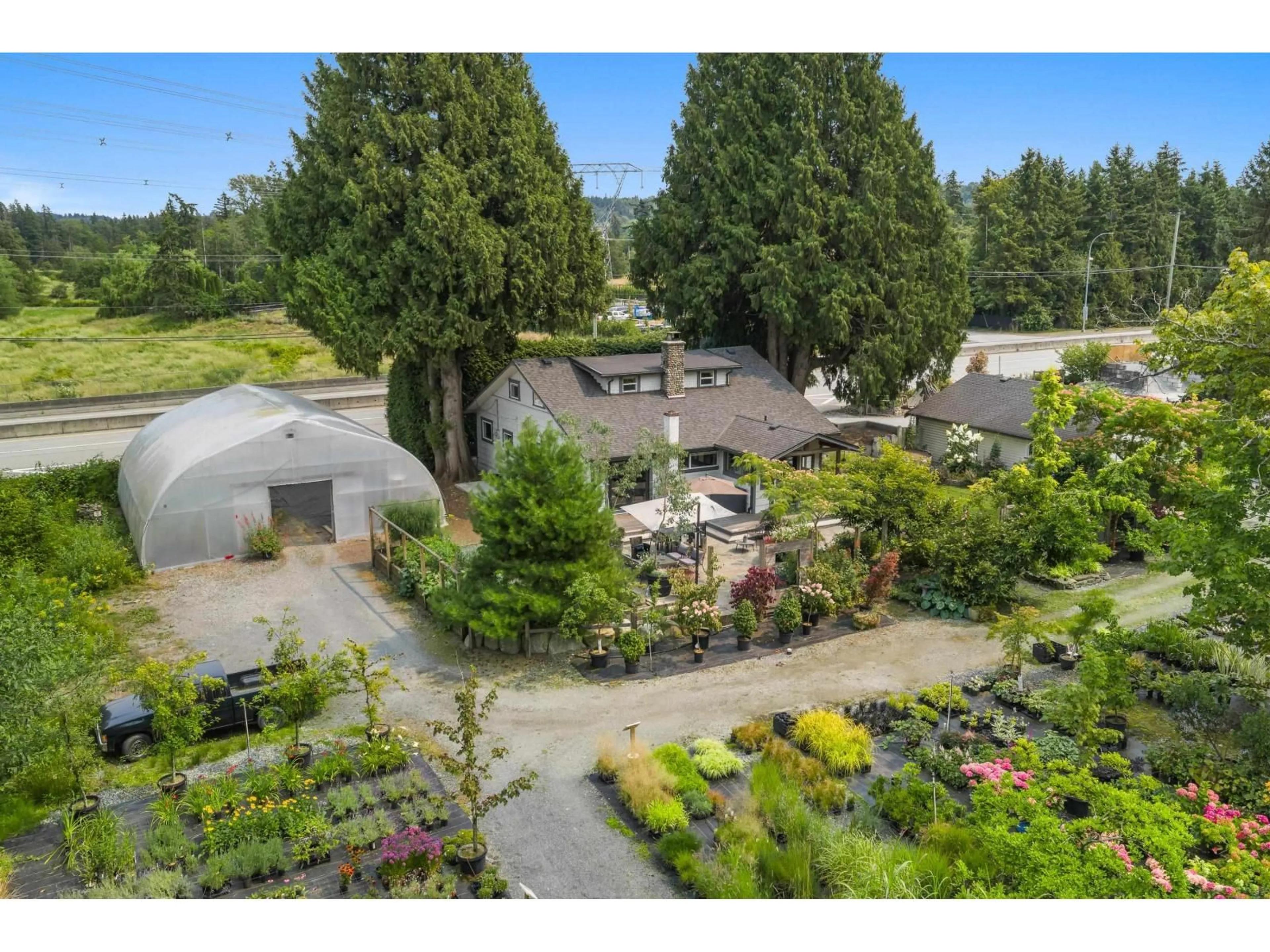 A pic from outside/outdoor area/front of a property/back of a property/a pic from drone, mountain view for 511 176 STREET, Surrey British Columbia V3Z9S6
