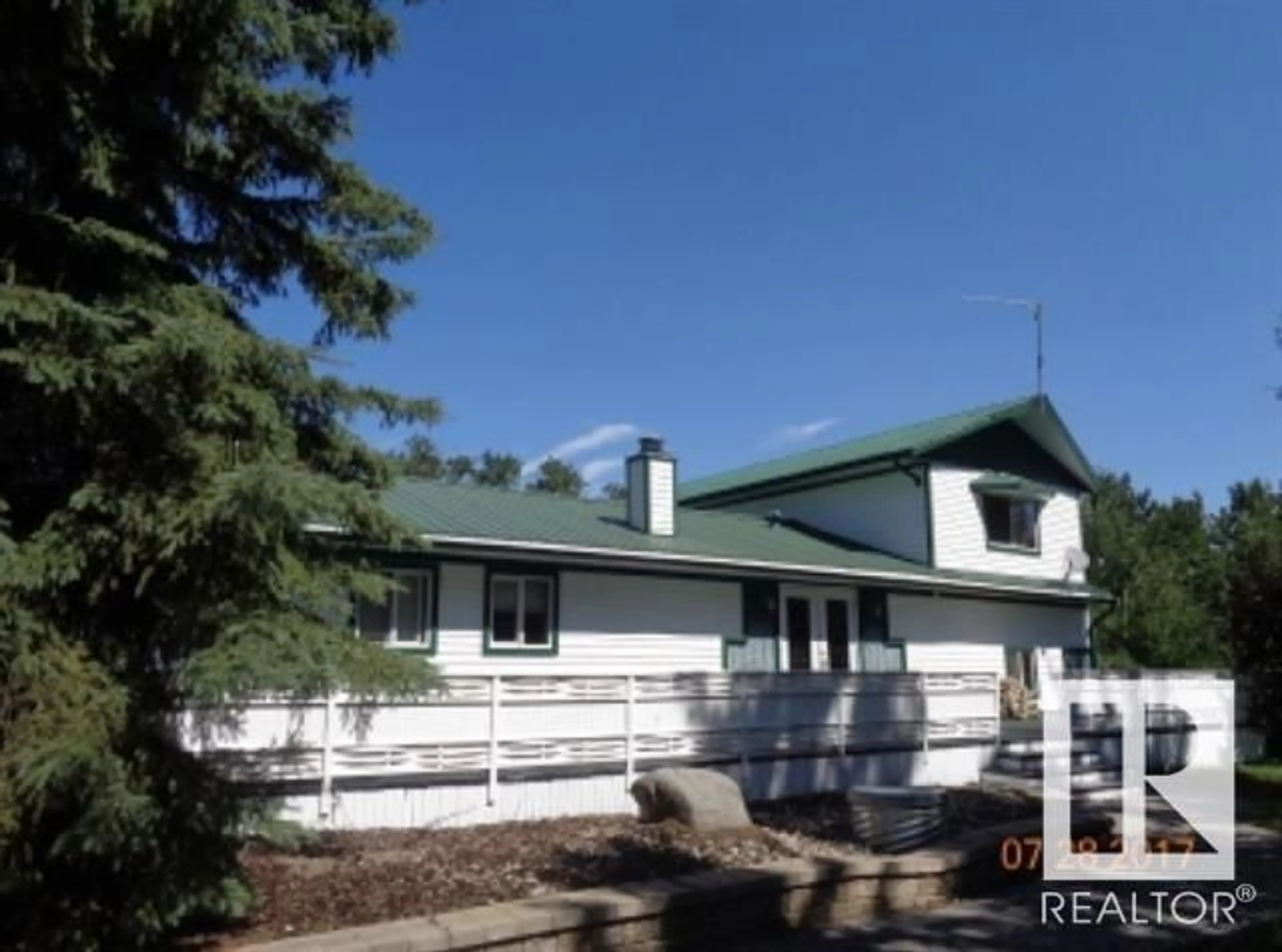 A pic from outside/outdoor area/front of a property/back of a property/a pic from drone, unknown for 219/221 TWP. RD. 604, Rural St. Paul County Alberta T0A3A0