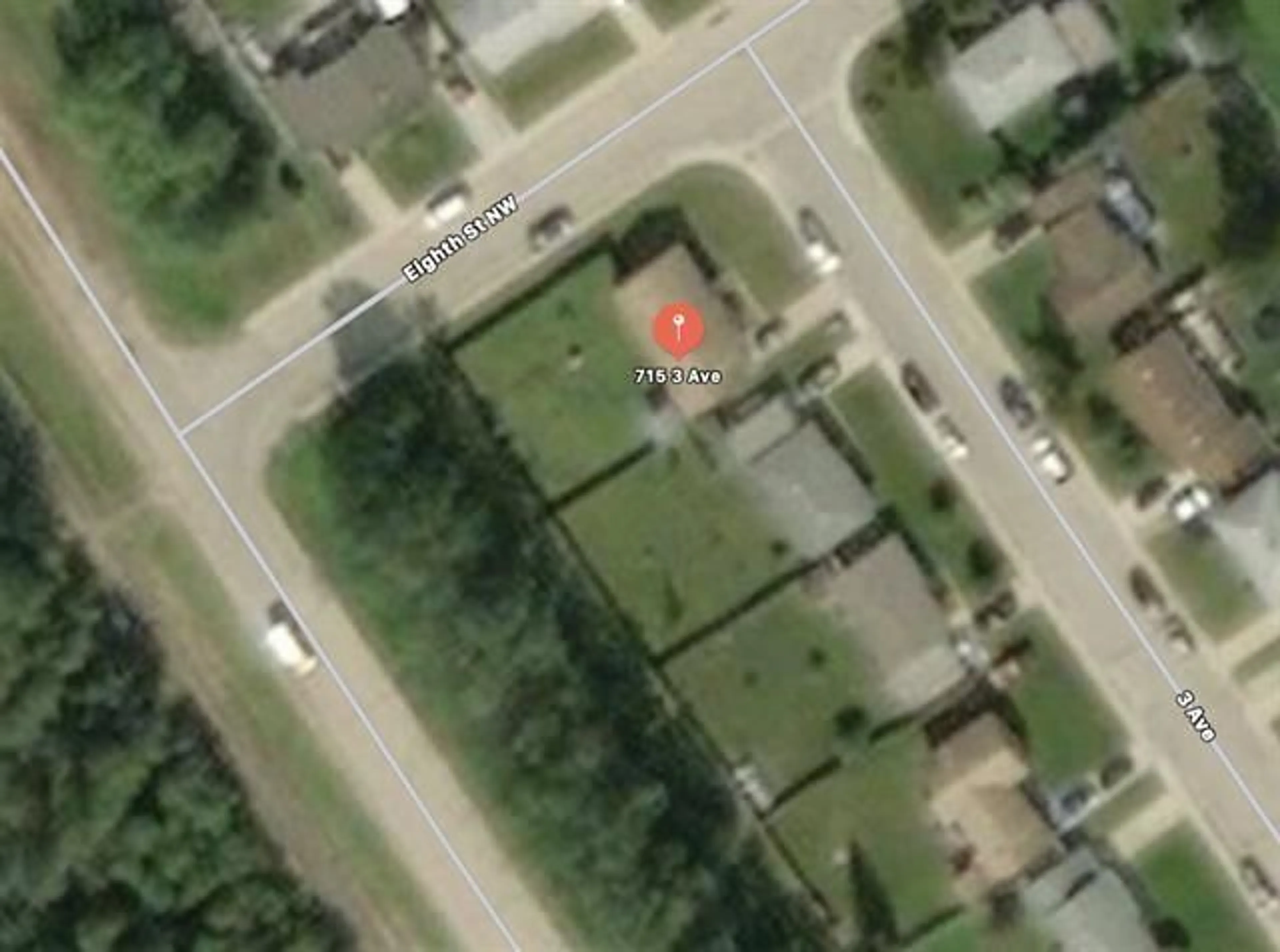 Picture of a map for 715 3 AV, Fox Creek Alberta T0H1P0