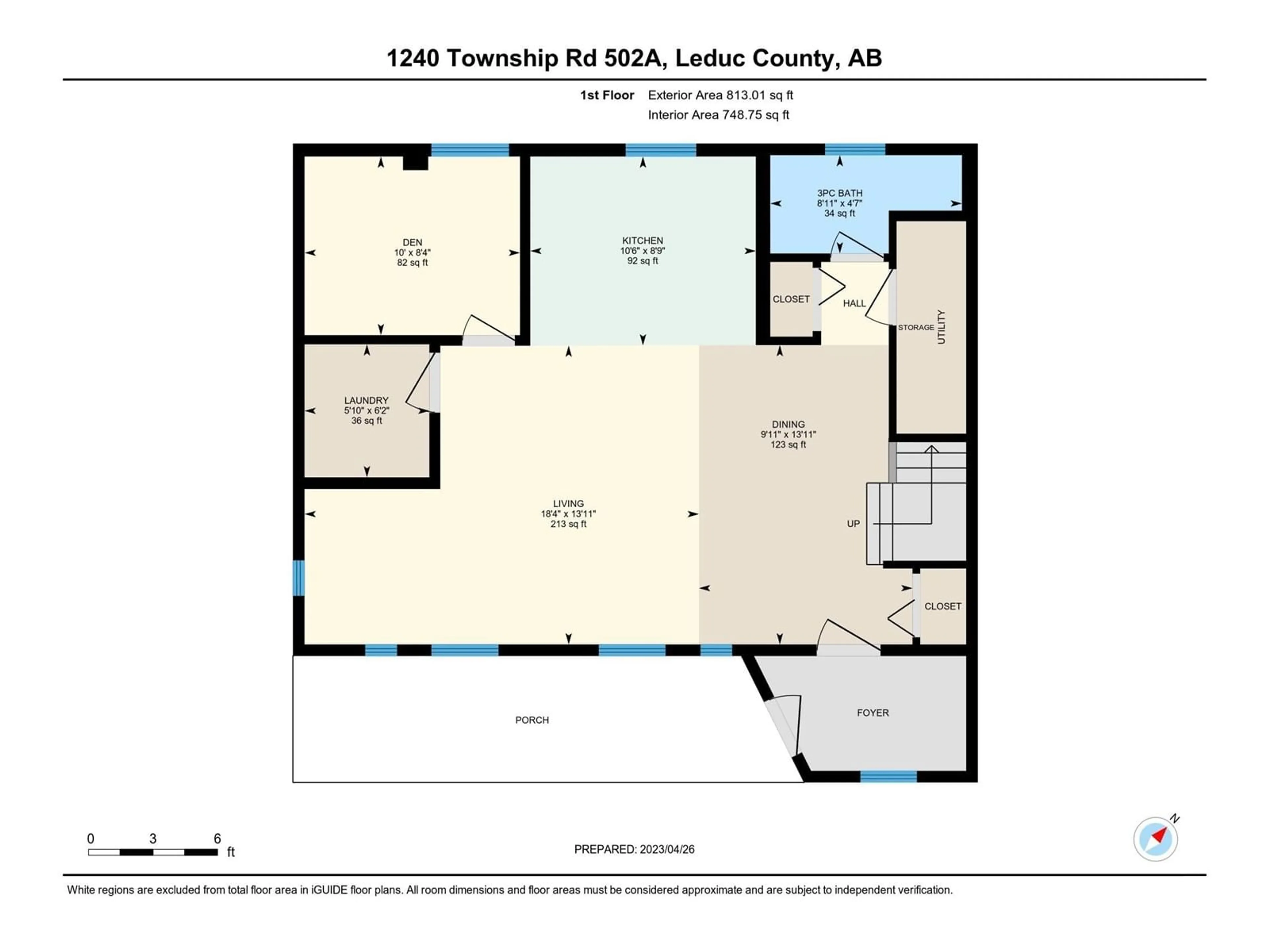 Floor plan for 1240 twp 502, Rural Leduc County Alberta T0C2P0