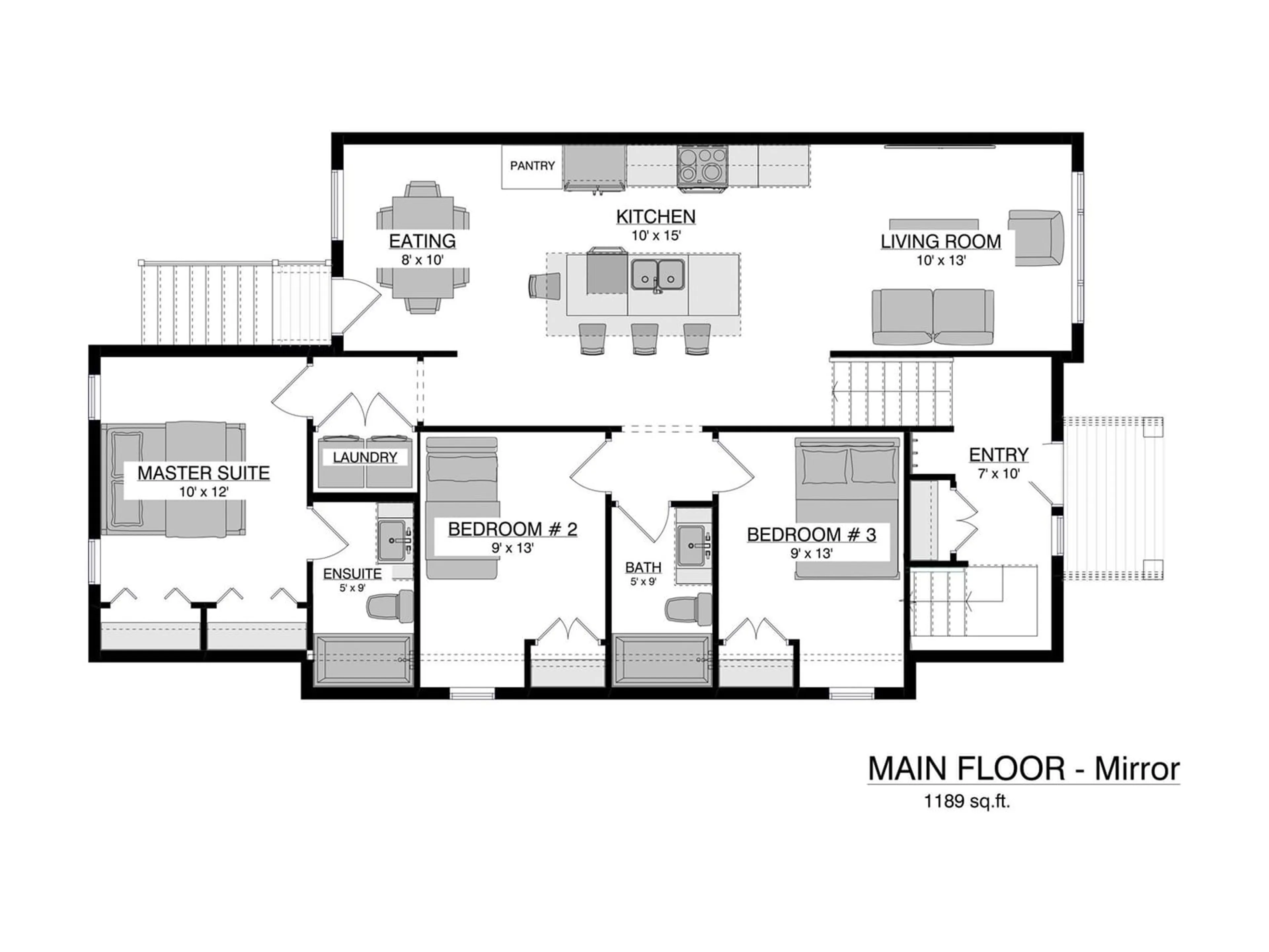 Floor plan for 7411 44 AV, Camrose Alberta T4V5C9