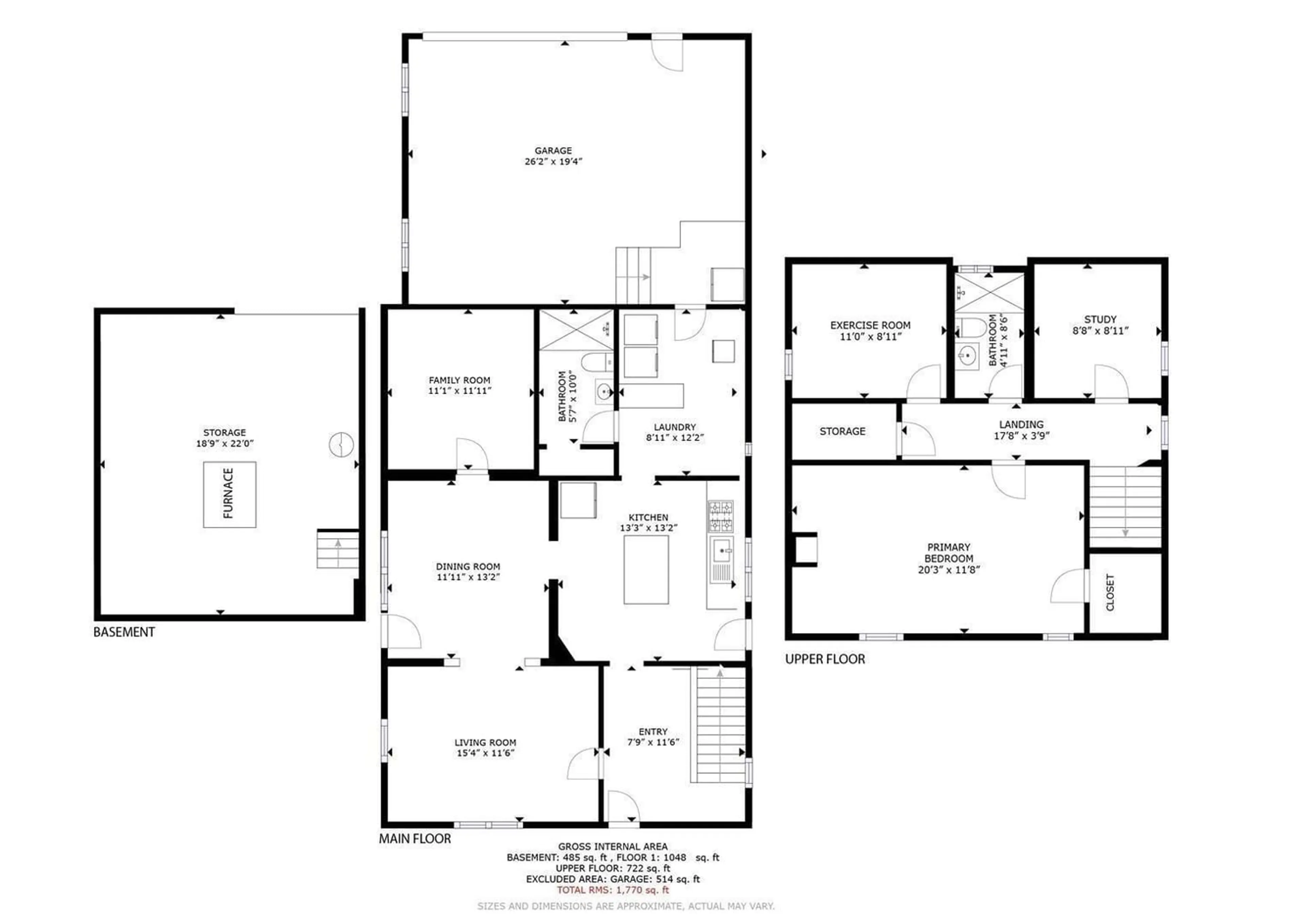 Floor plan for 111 King ST, Bawlf Alberta T0B0J0